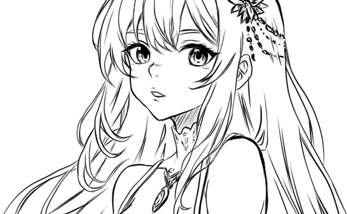 線画イラスト