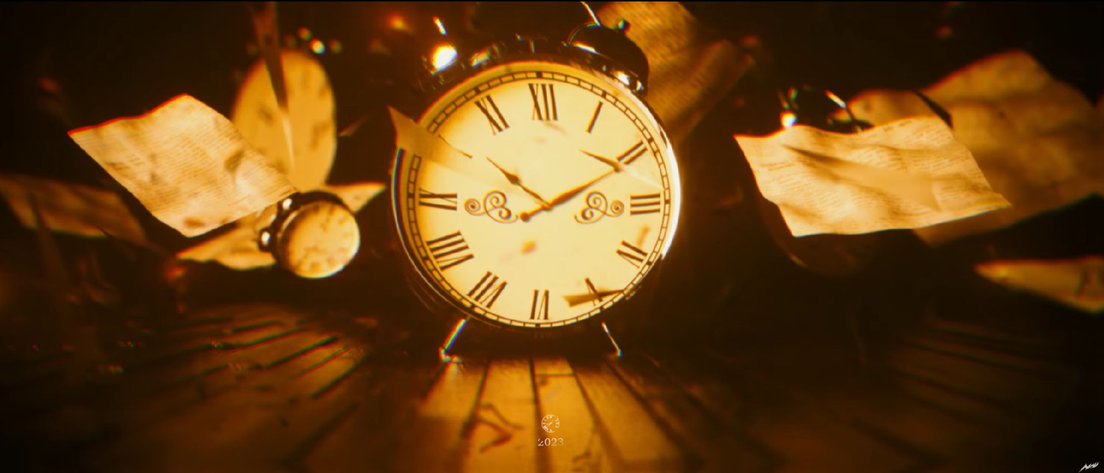 Inpieces 3d (clock scence) -1