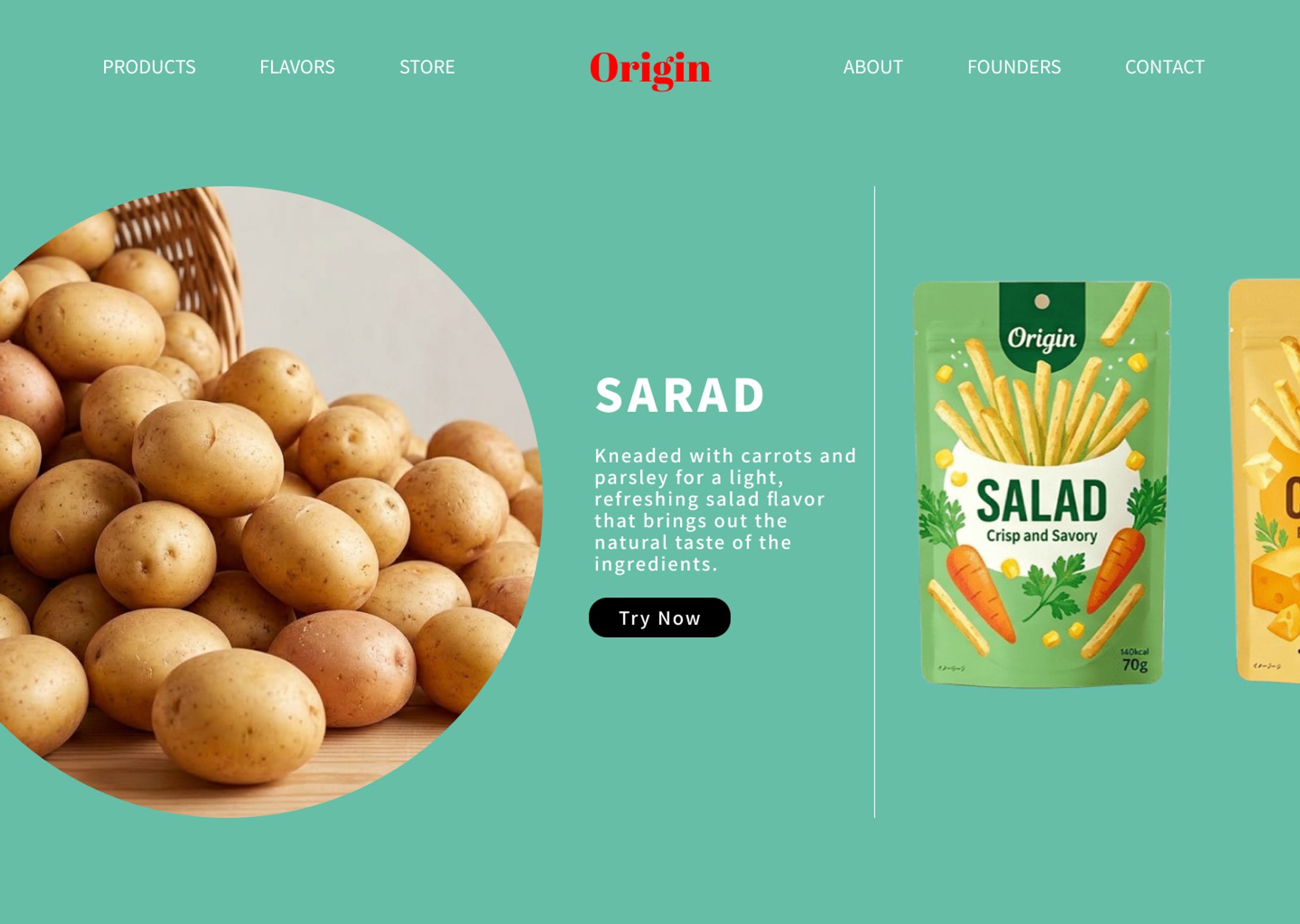 Origin｜スナックブランド ランディングページ-1