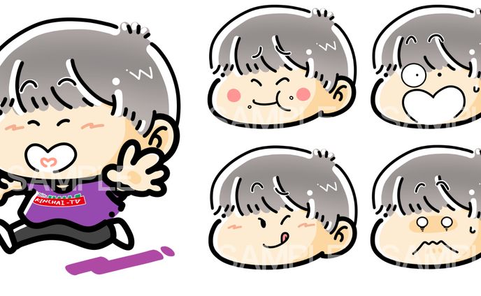 Youtuber「島根きんちゃいtv」様 似顔絵イラスト作成