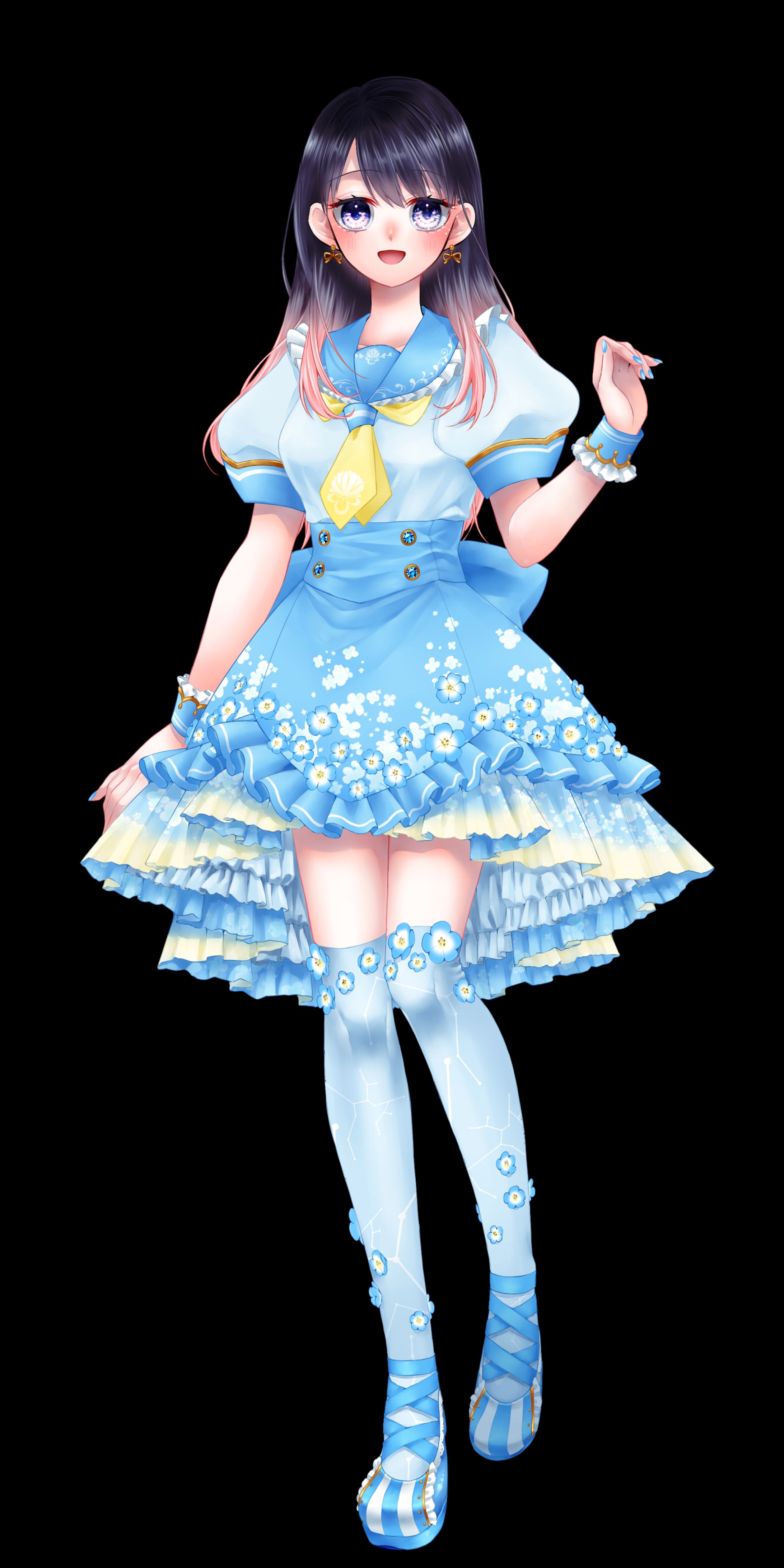 IRIAM配信者さん新衣装立ち絵（差分あり）-1