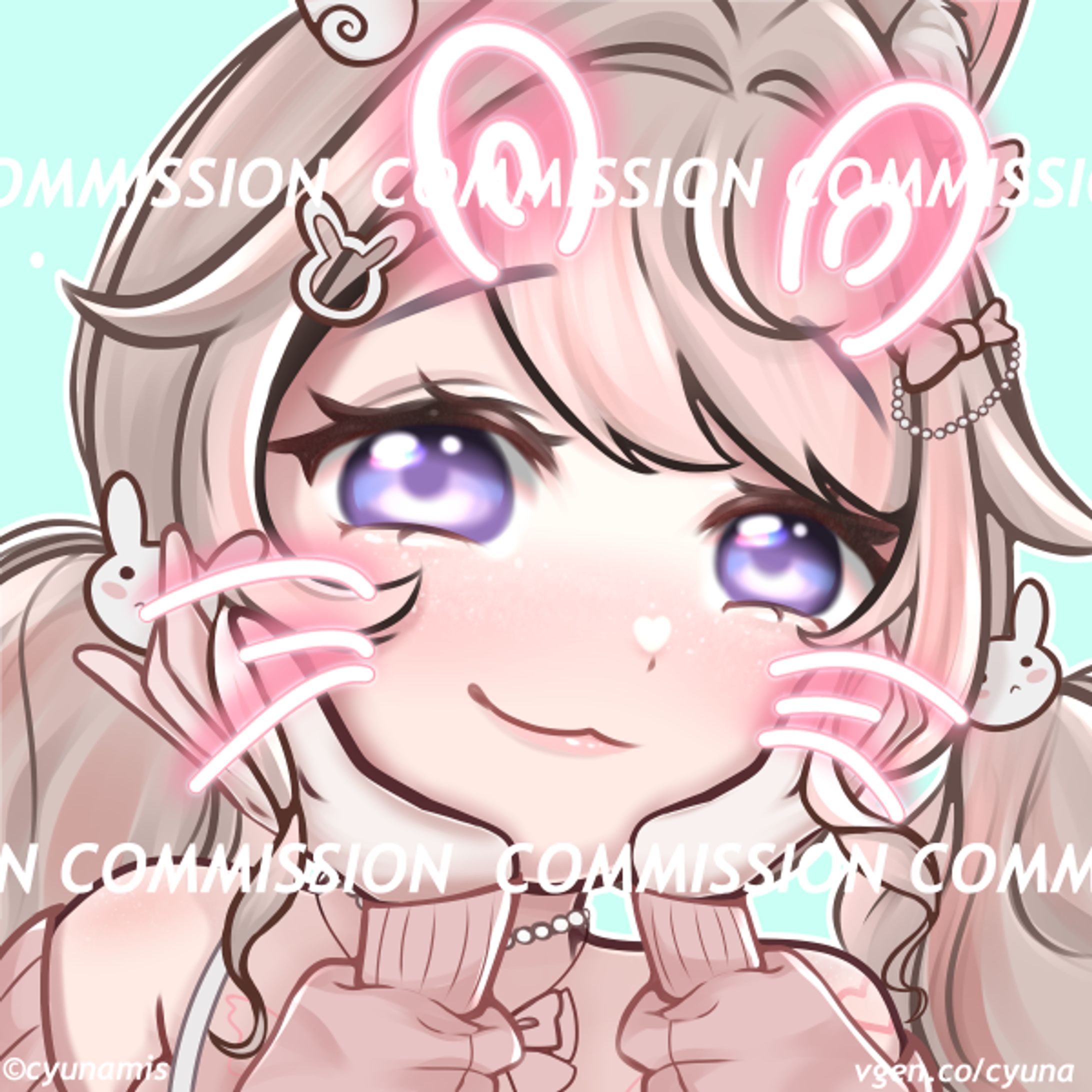 Headshot Icon Commission for namu-1