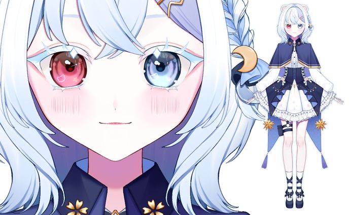 Live2D立ち絵/白夜雪桜様