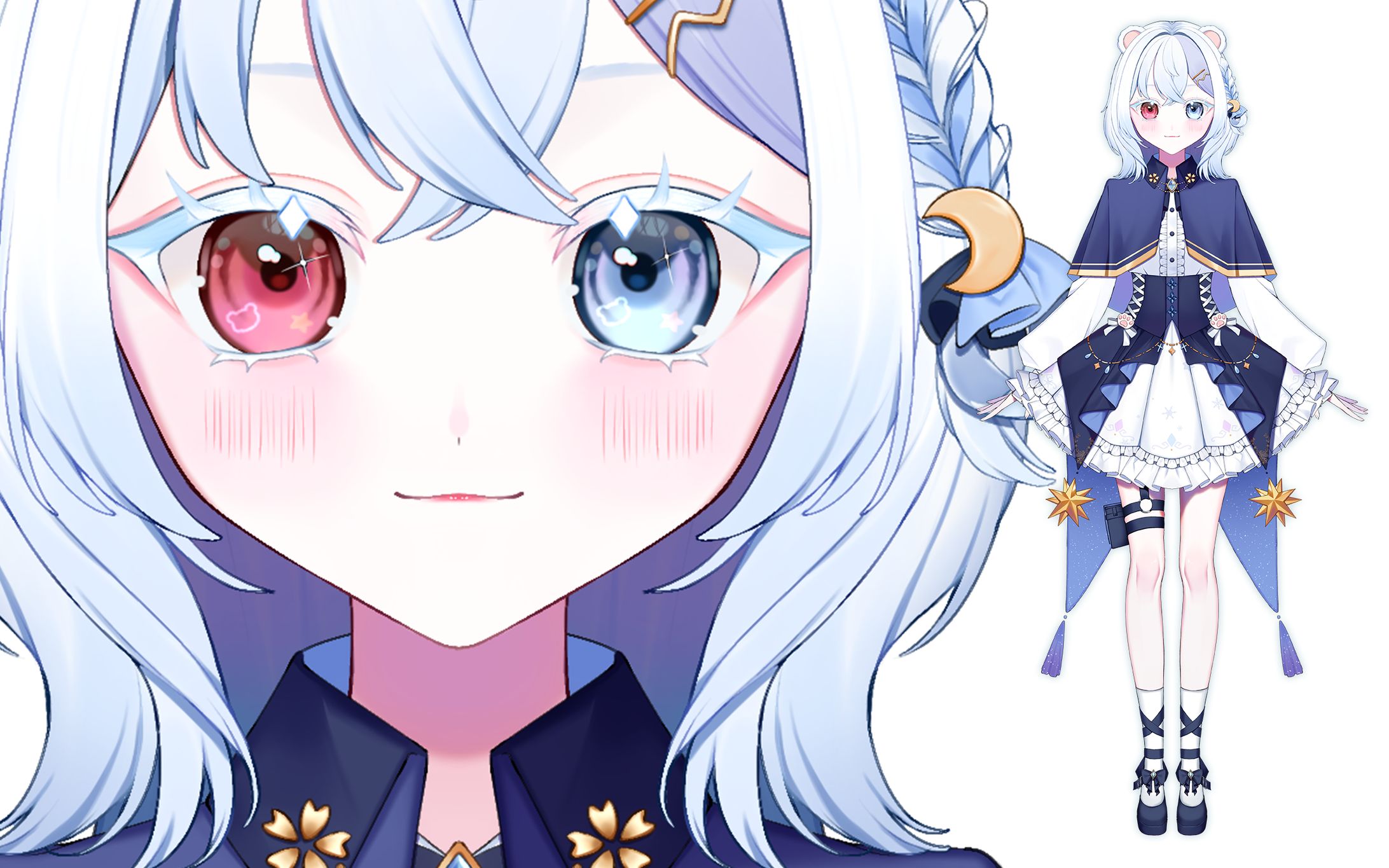 Live2D立ち絵/白夜雪桜様-1