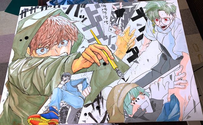 アナログ・モノクロイラスト