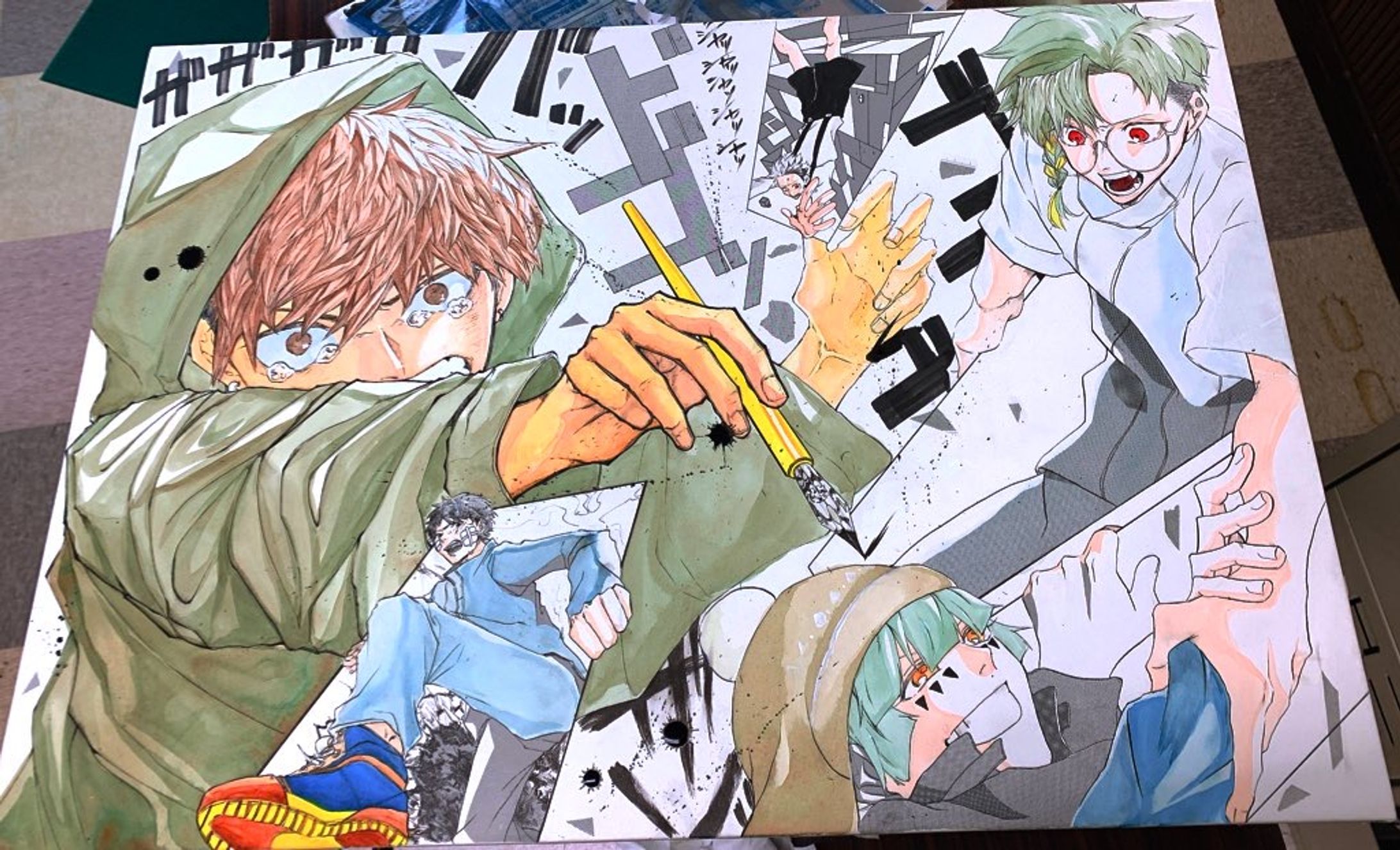 アナログ・モノクロイラスト-1