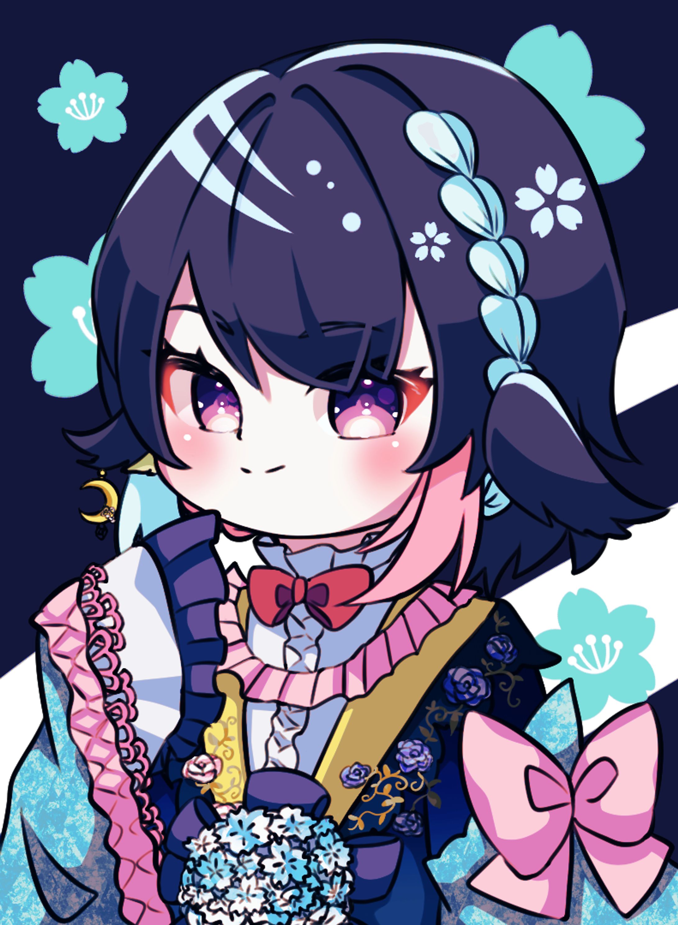 【無償企画】デフォルメ（線画あり）＿桜月 海夜様-1