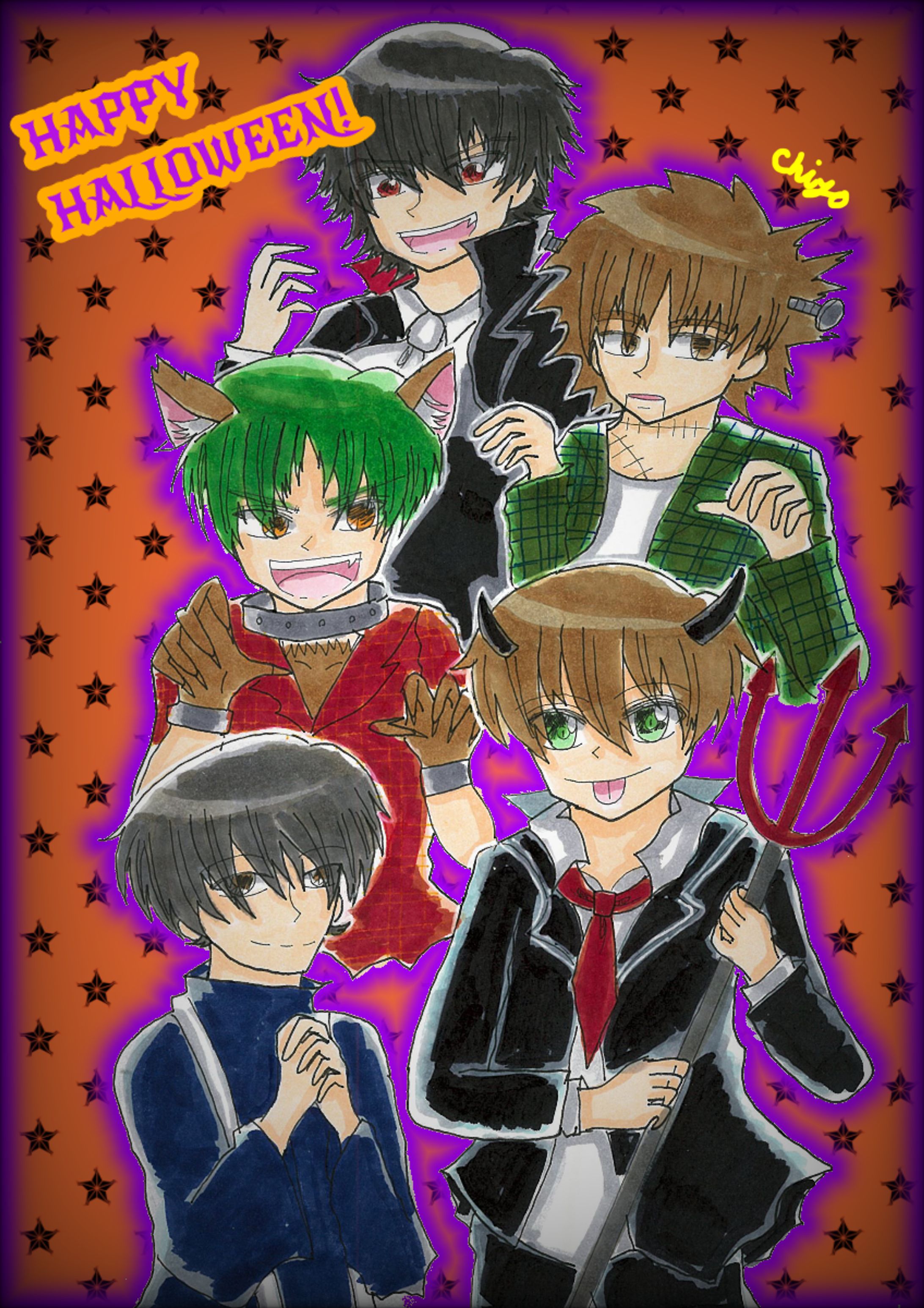 ハロウィンイラスト　2019-1