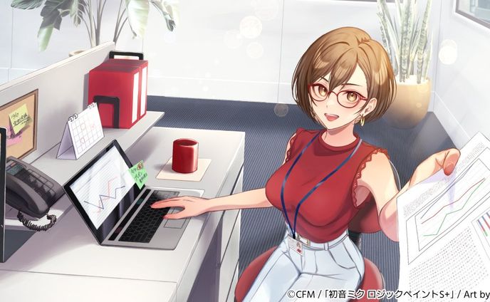 『初音ミク　ロジックペイントS + 』OL MEIKO