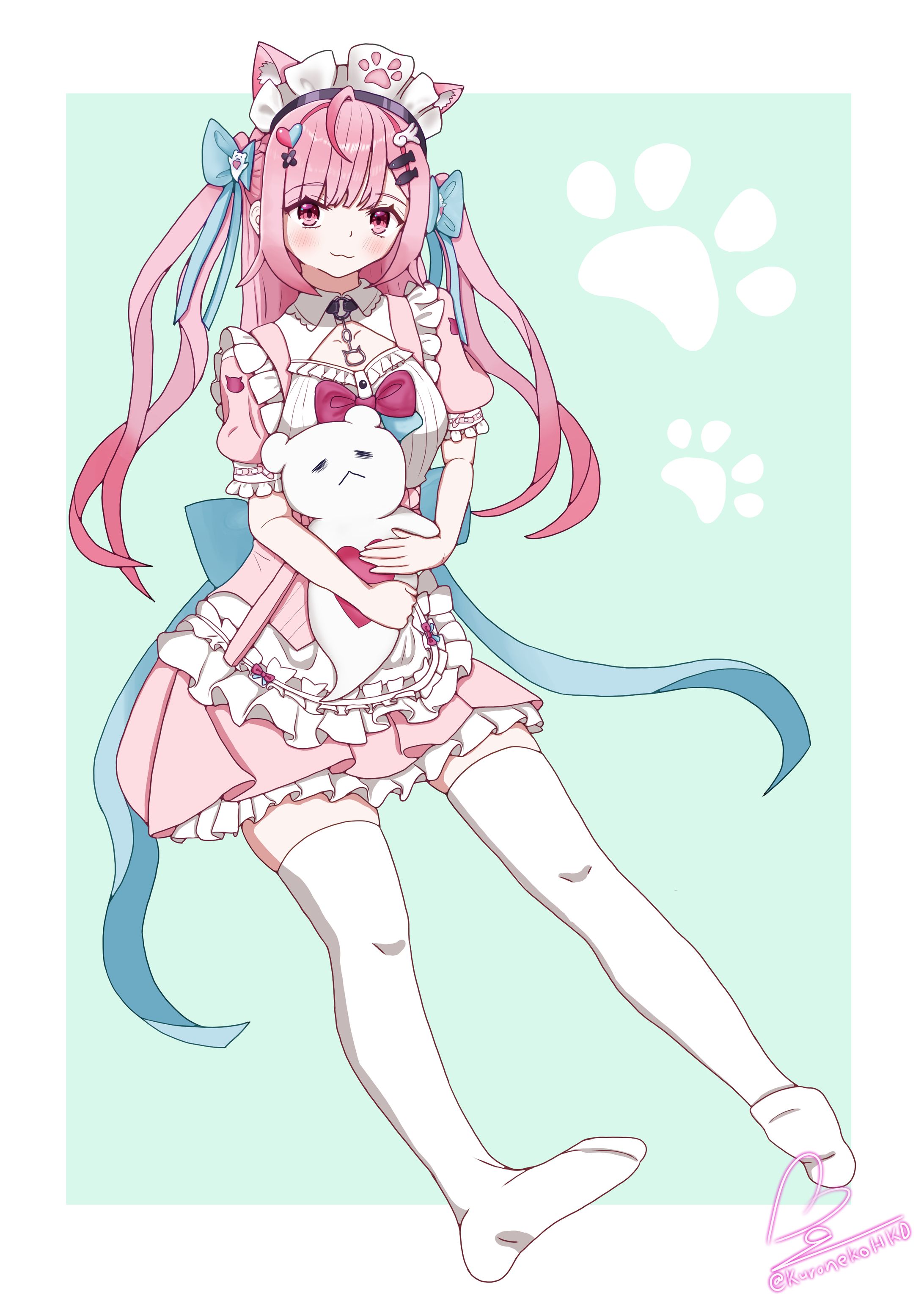 2025/01/30　さくにゃんとクリオネちゃん-1