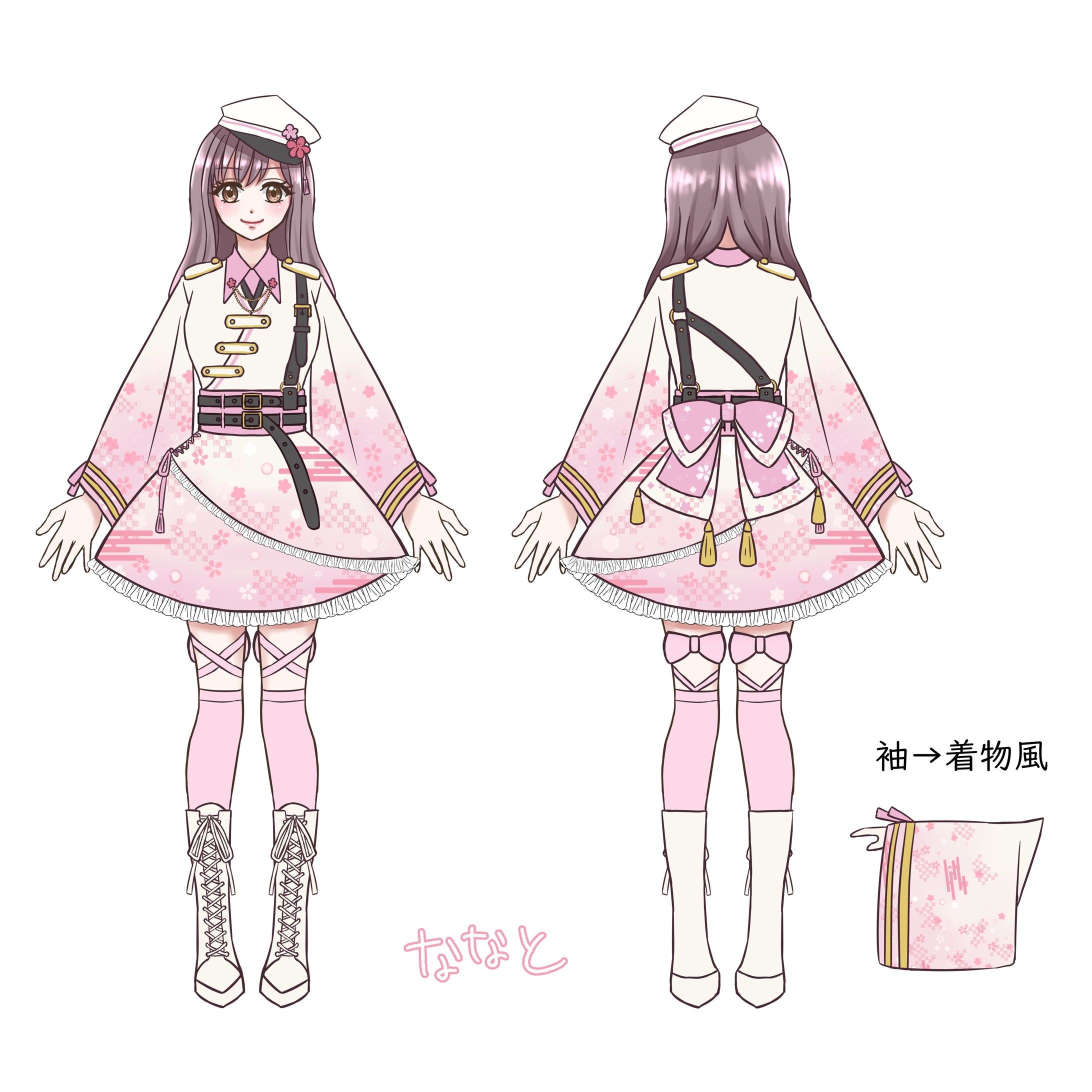 和風×軍服×ロリータキャラデザ-1