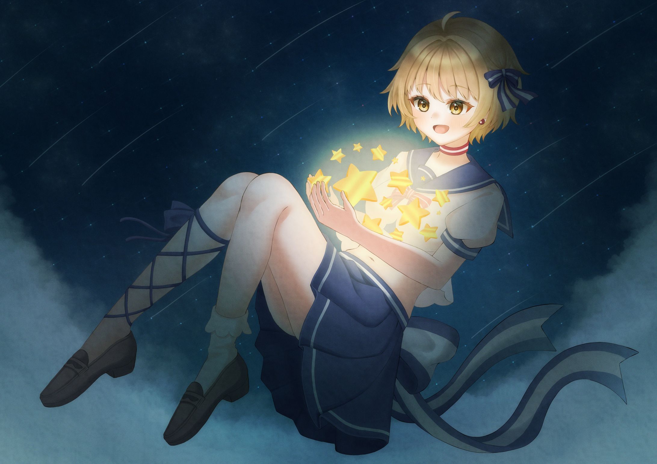 星詠 レネ 様　卒業イラスト-1