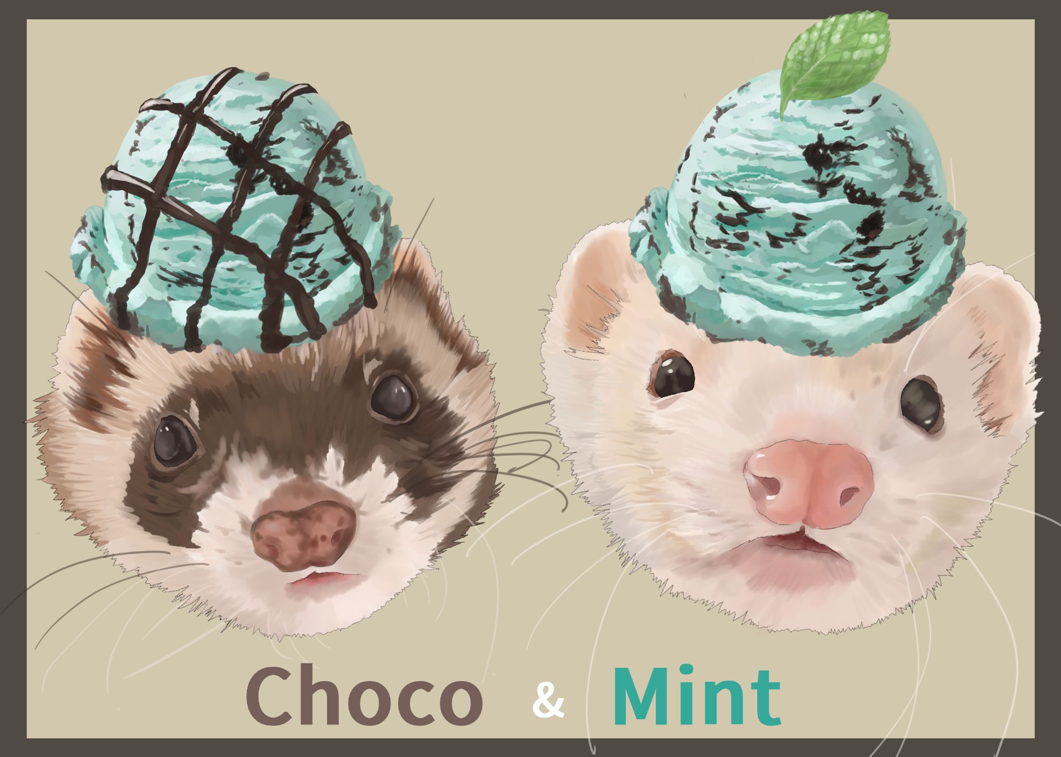 image art(chocolate＆mint)-1