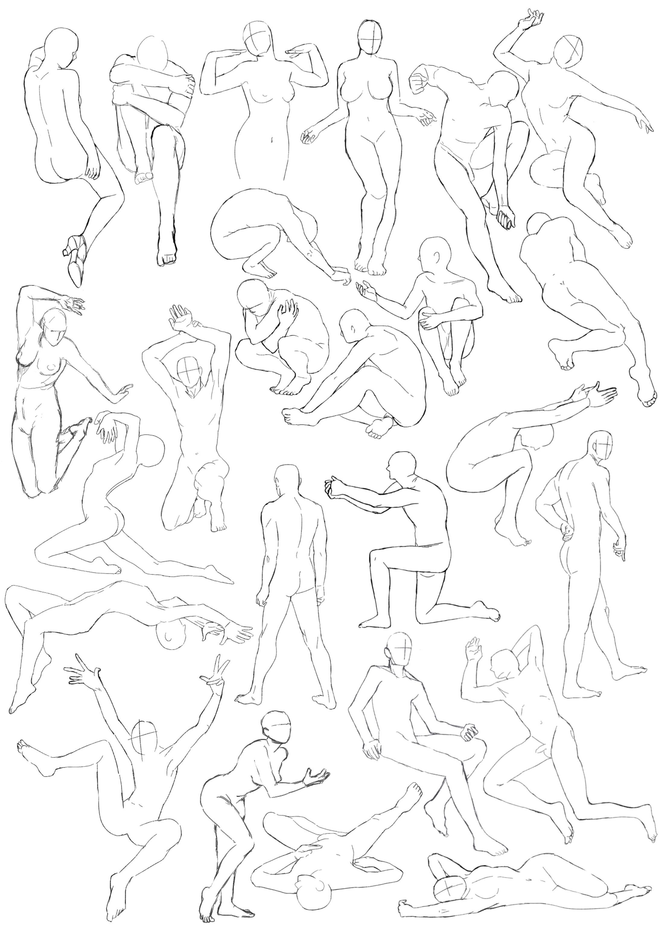 クロッキー2枚-1