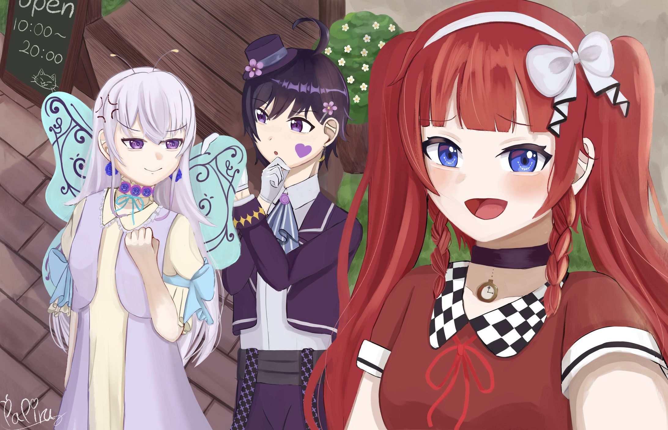 夢樹家集合イラスト-1