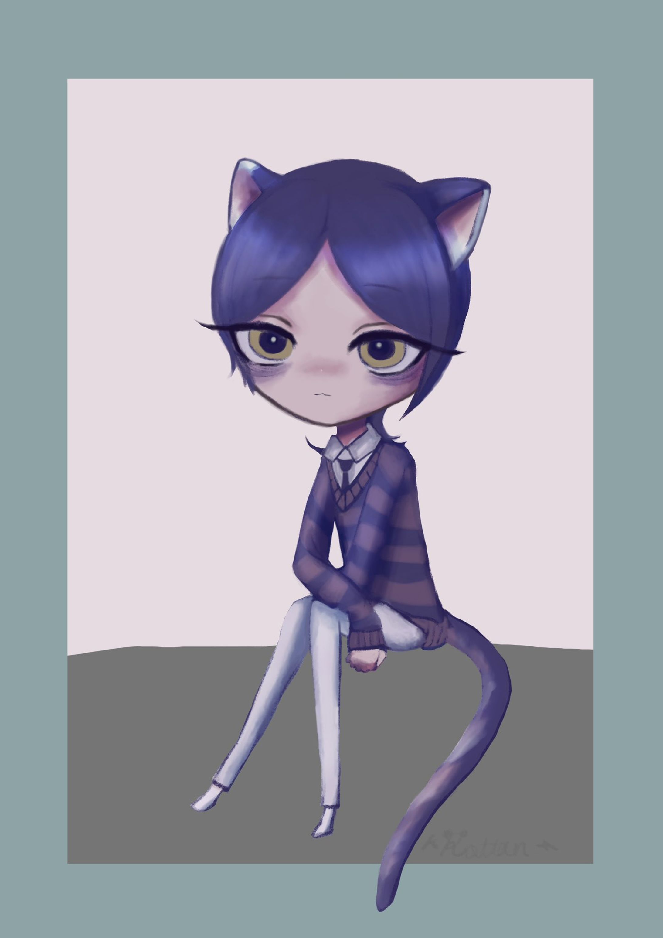 うちの猫擬人化まとめ-1