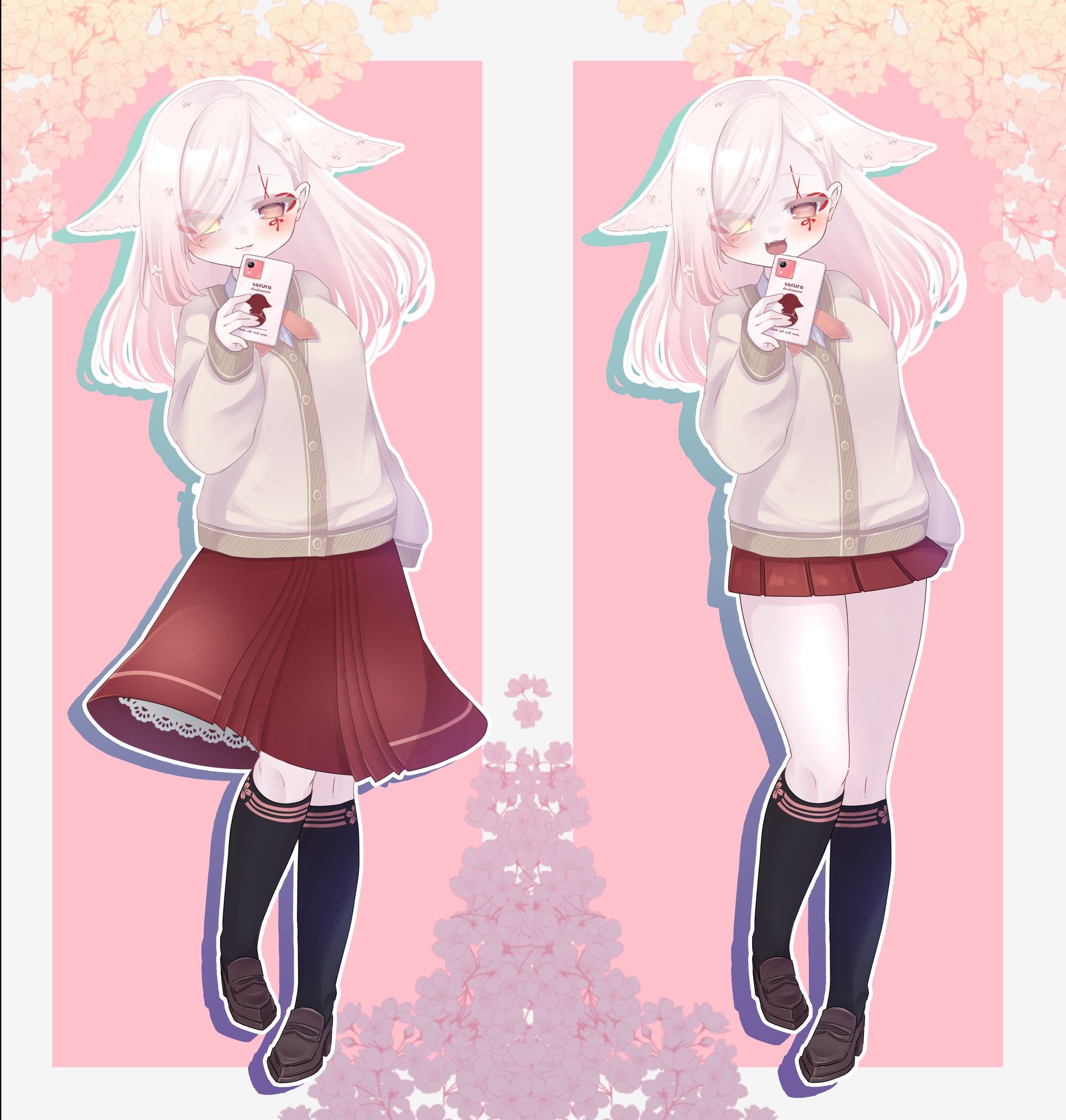 全身イラスト￤白河ノさくら-1