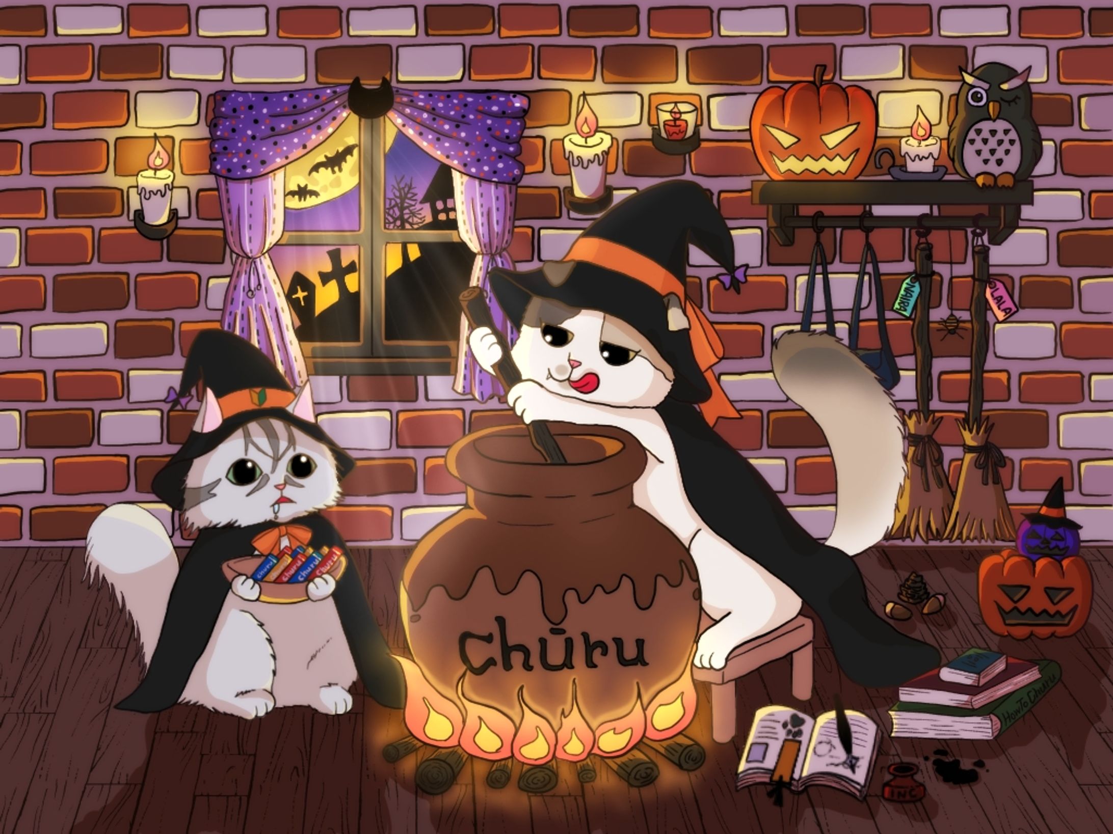 ハロウィンと猫-1