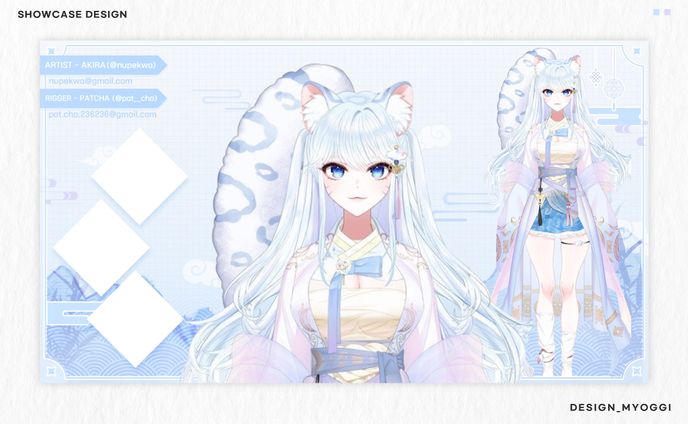 LIVE2D SHOWCASE Design