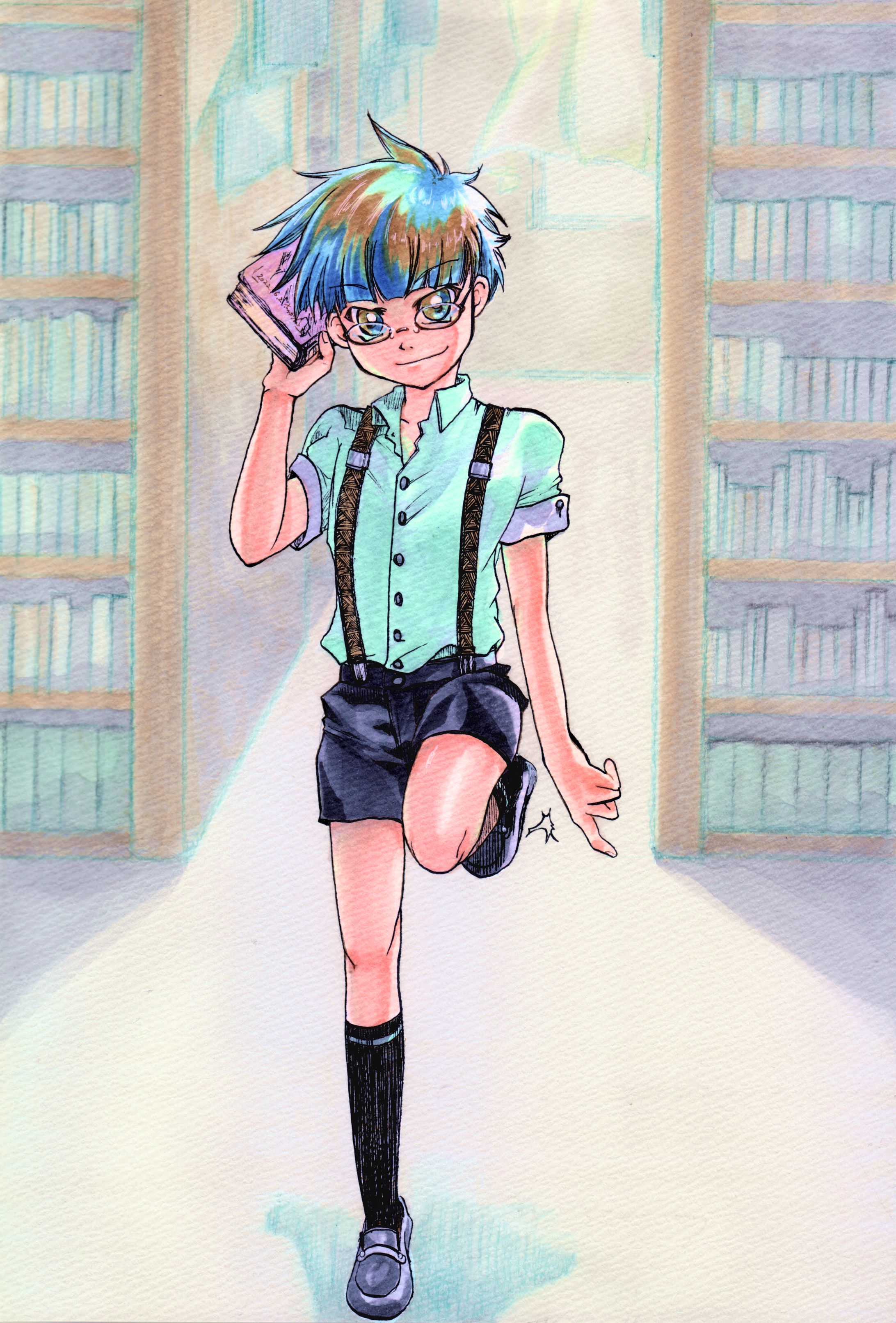 サスペンダー少年-1