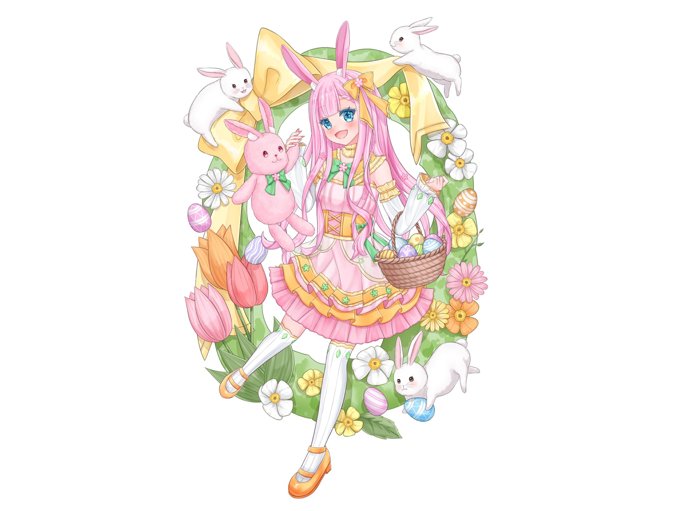 【春兎ほっぷ様】イースターイラスト２-1