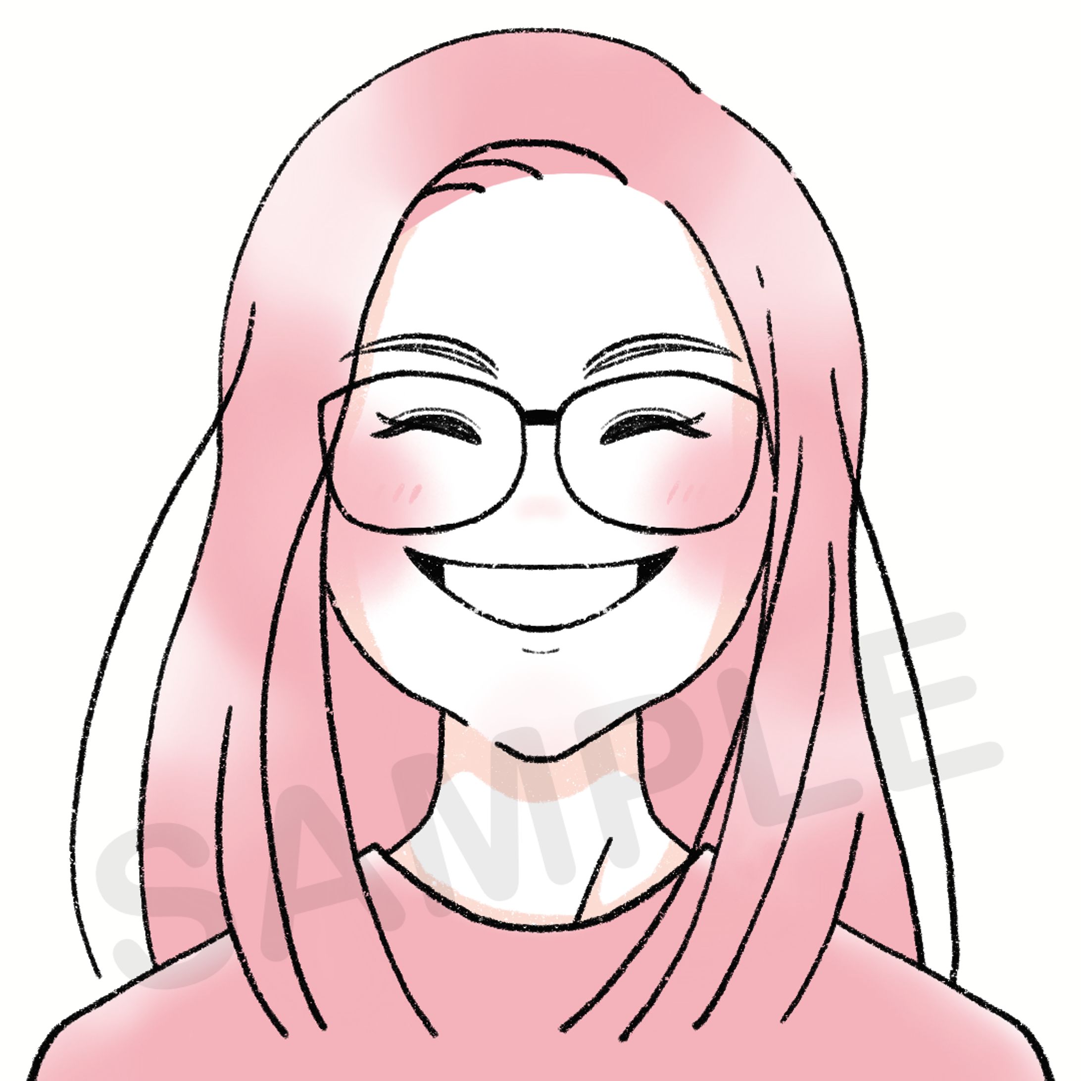 似顔絵｜亜希様-1