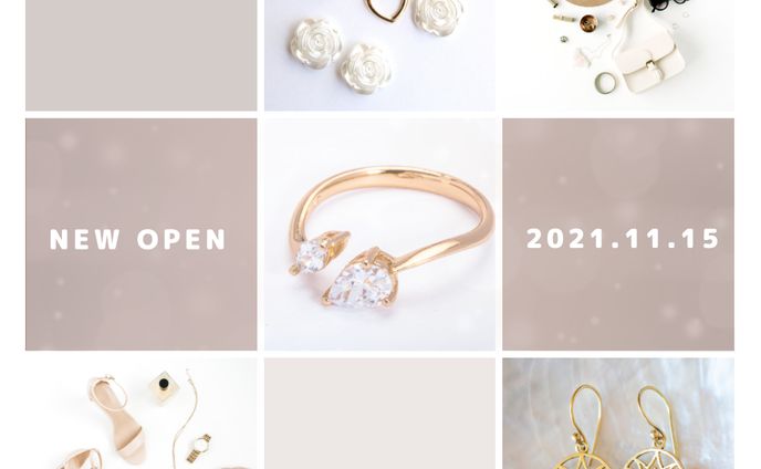 アクセサリーショップ NEW OPENバナー