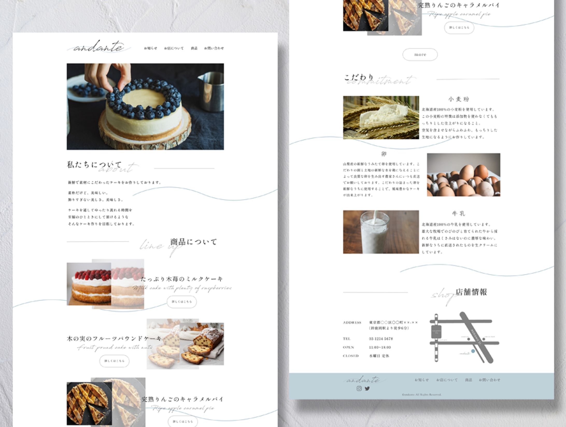 WEB DESIGN / CAKE SHOP-1