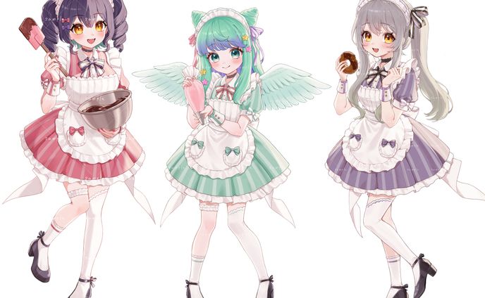 ホーリー・ドーナッツ様　バレンタイン立ち絵