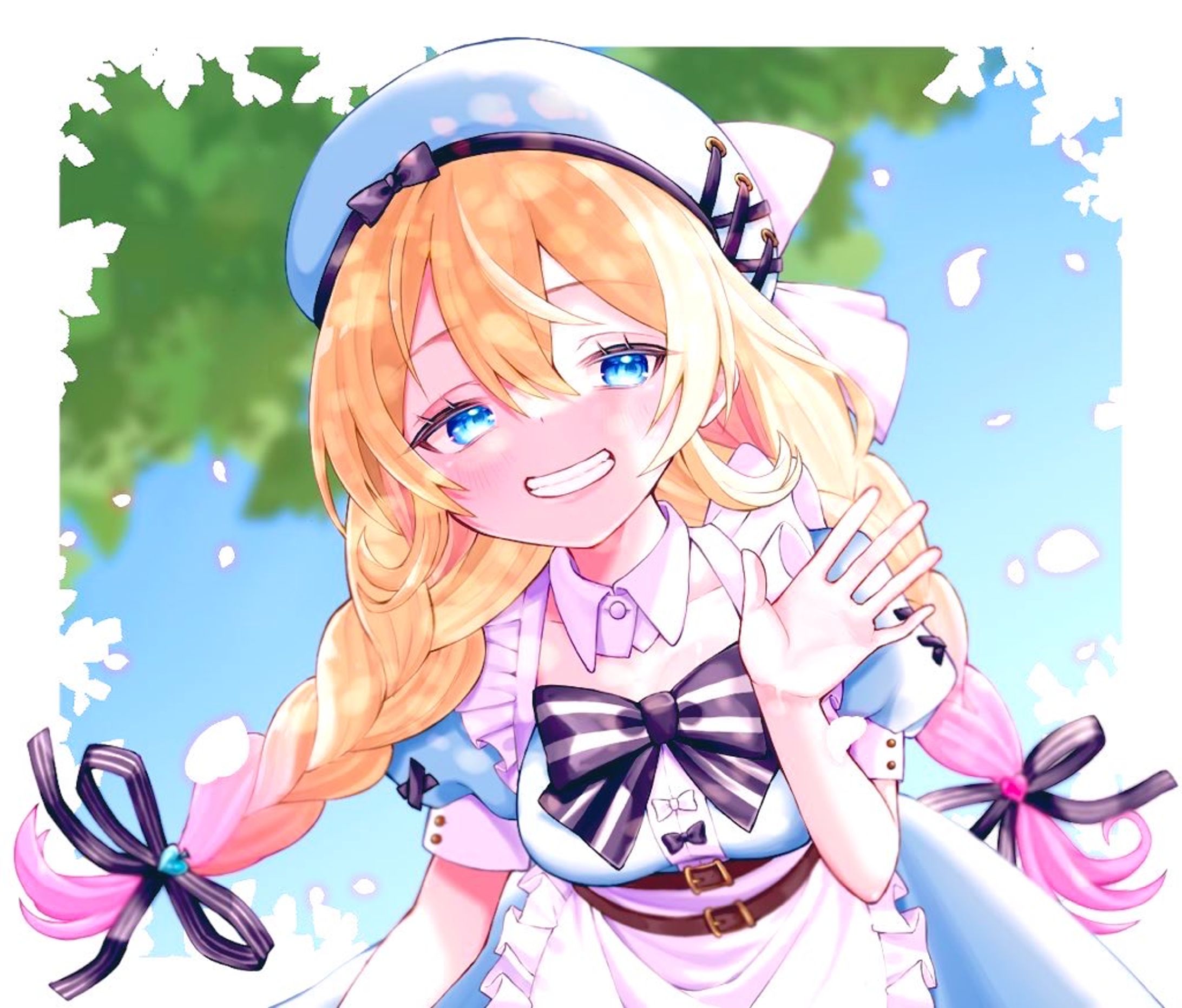 夢迷アリス様 バストアップイラスト-1