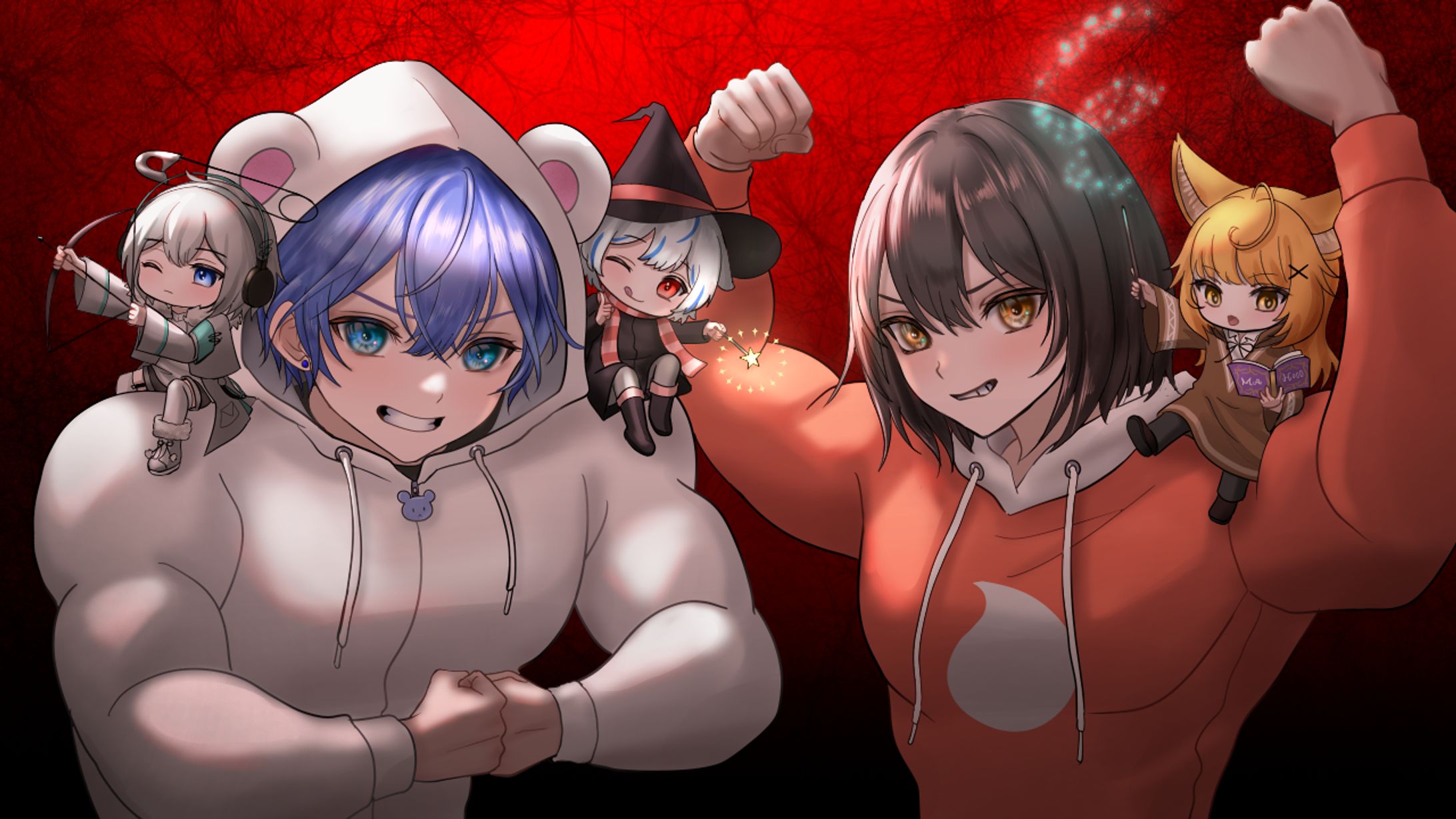 【仕事絵】メトクマ様「脳筋世界」サムネイル-1