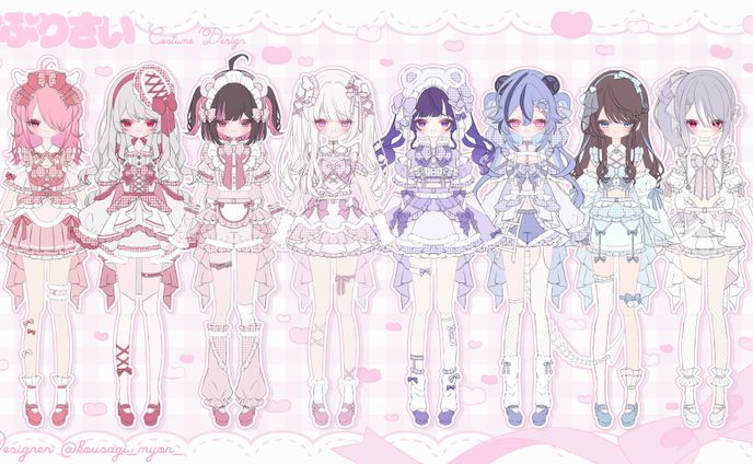 「サインをください！」衣装デザイン