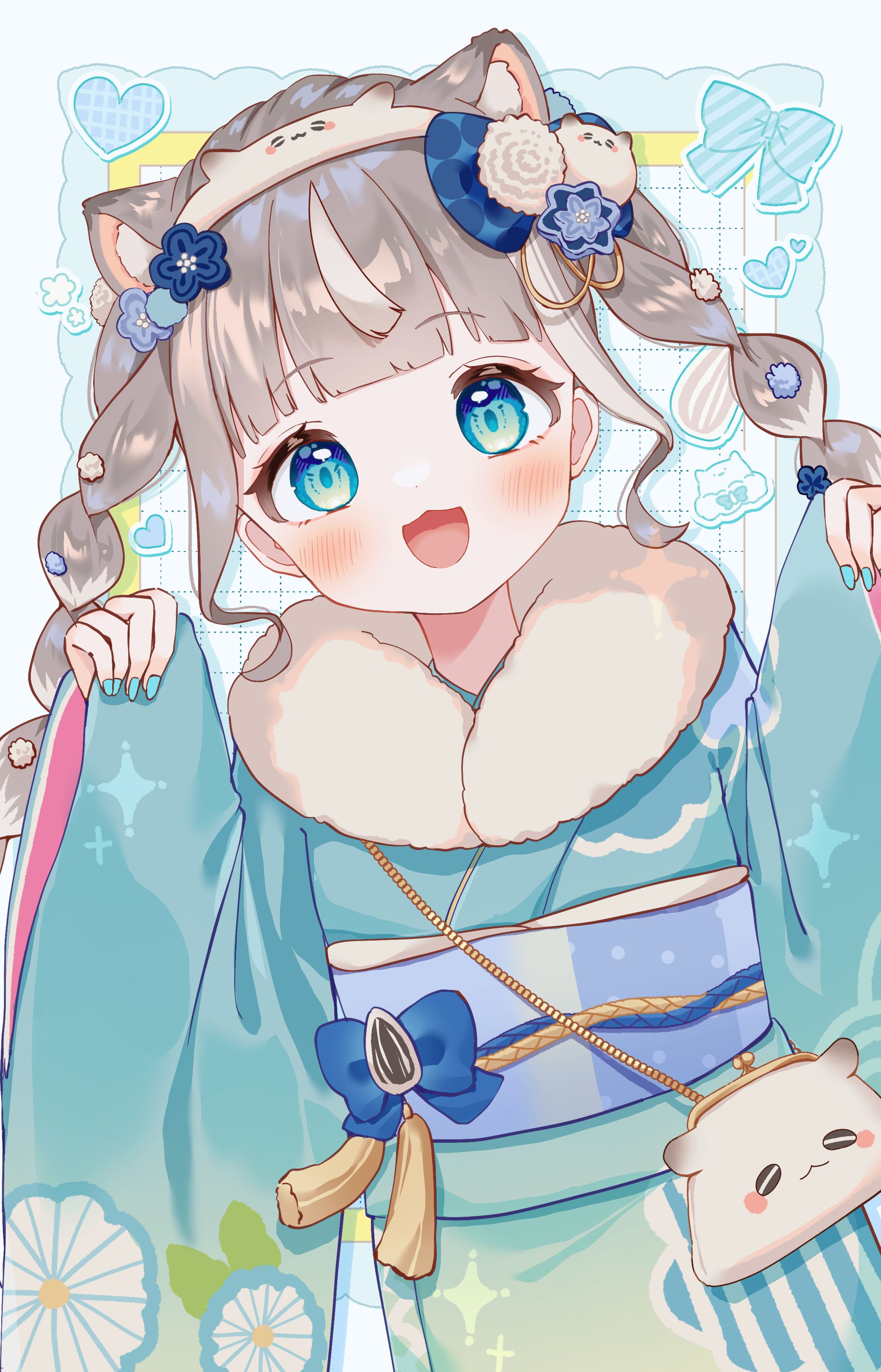 【Skeb】振袖ぴーこ / ILLUSTRATION-1