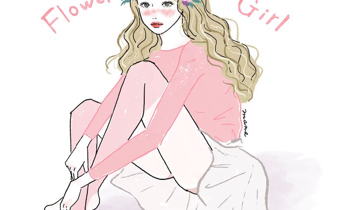 花冠の女性