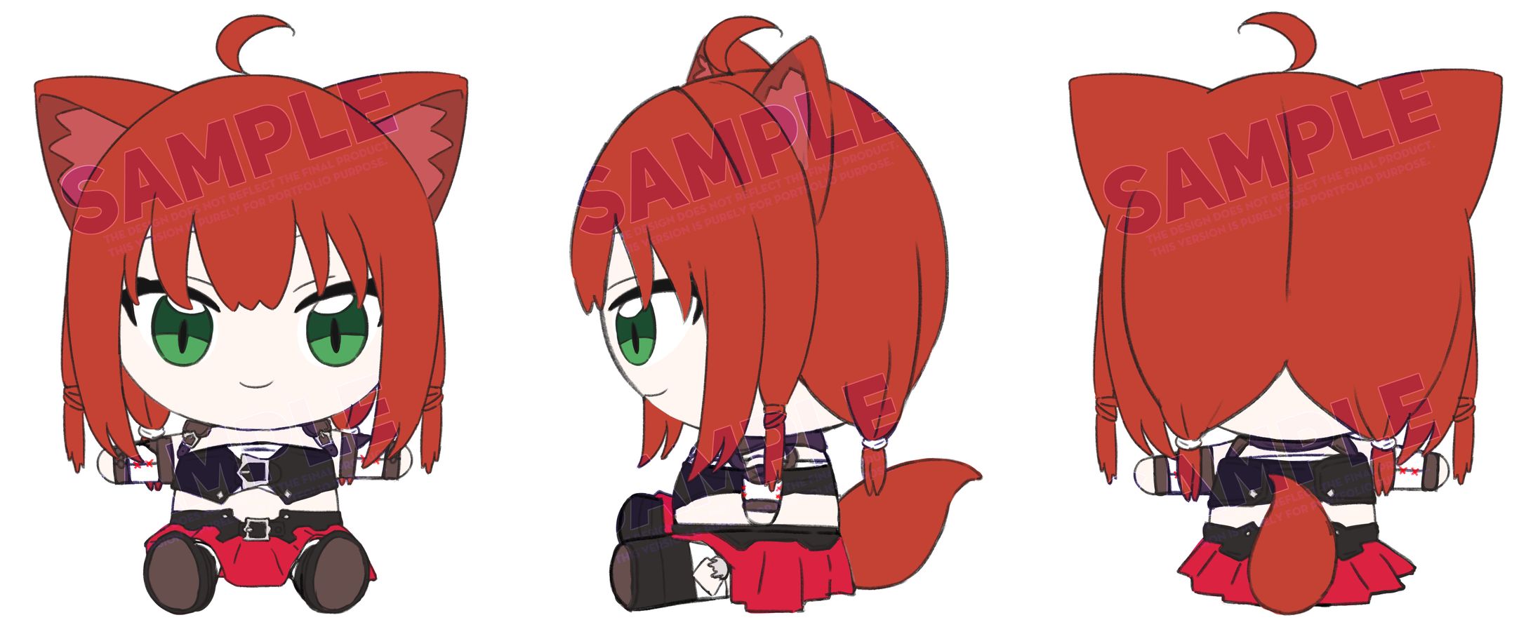 Plushie Design - FFXIV Mi'qote-1