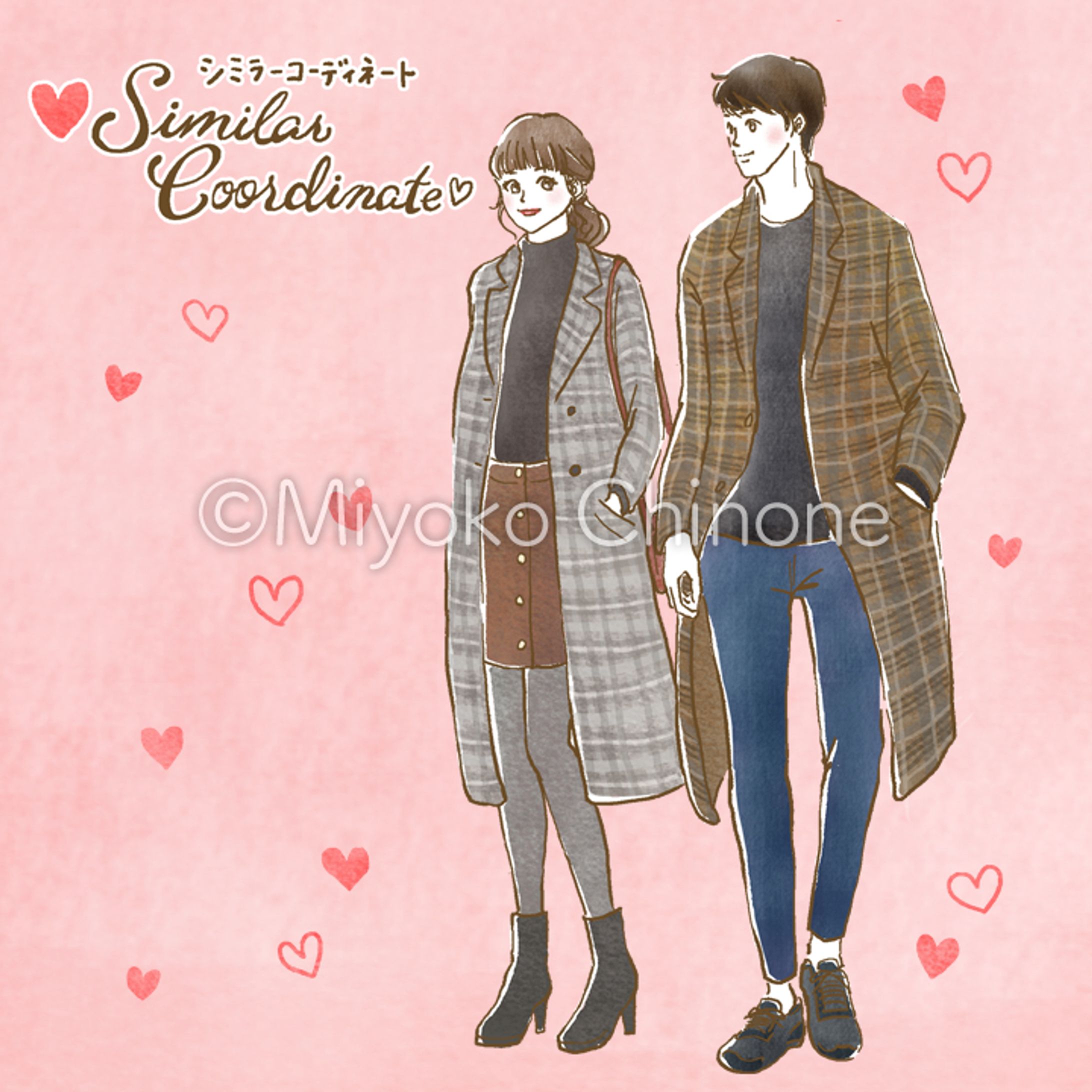 リクルート様　じゃらんニュースファッションコーデイラスト　-1