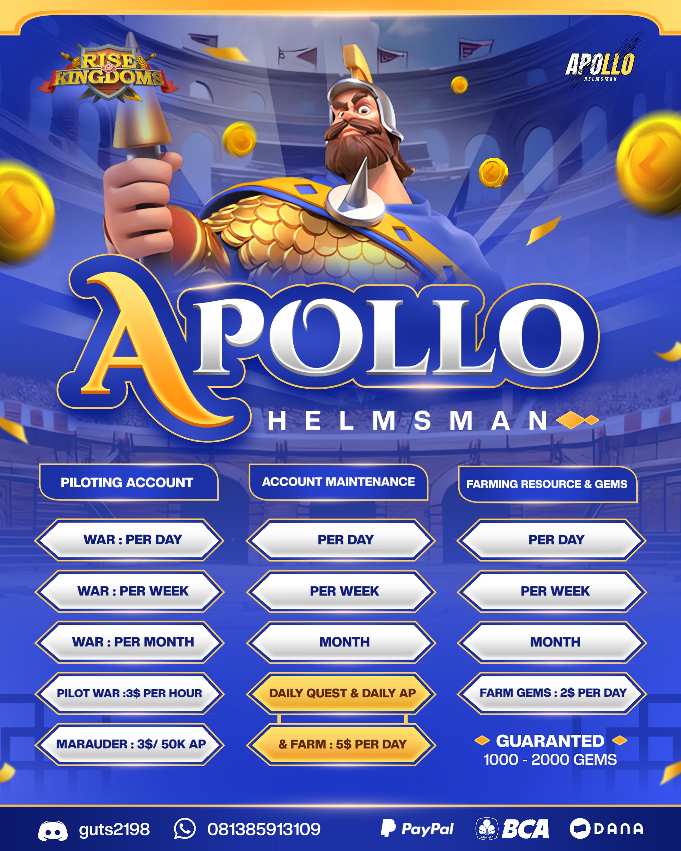 [COMMISSION WORK] Poster Pricelist Design-1