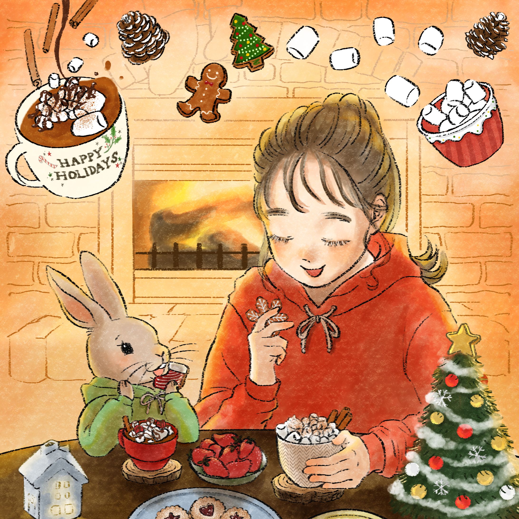 うさぎさんとクリスマス-1