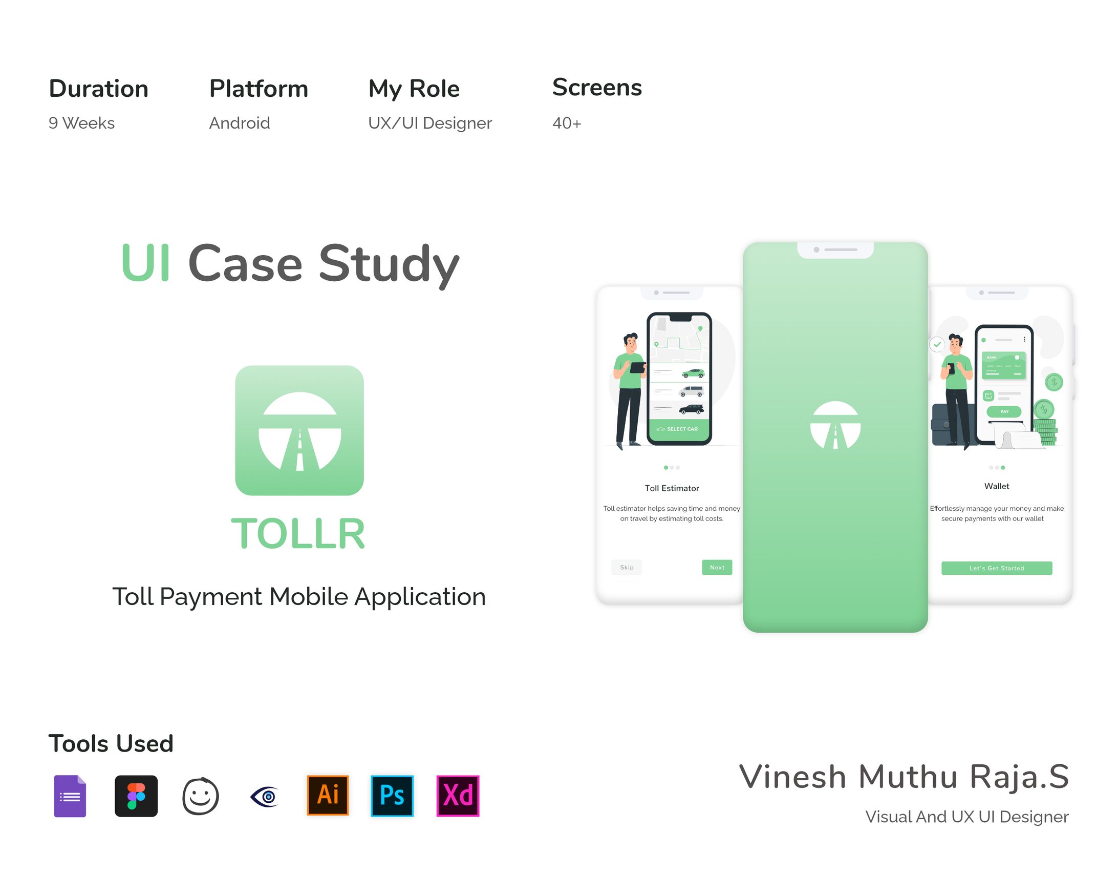 UI Case Study-Toll Payment Mobile Application-TOLLR-1