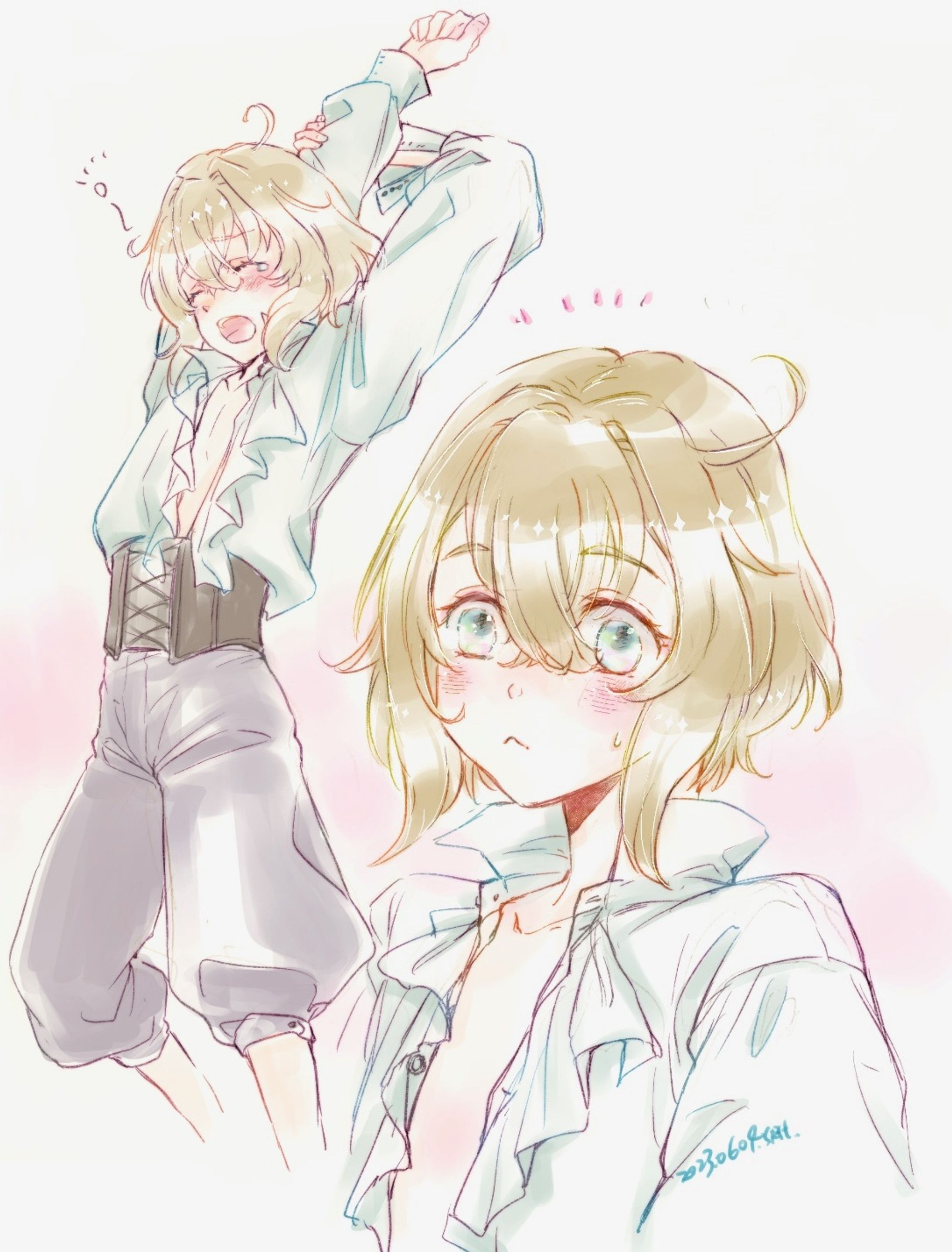 【オリジナルBL】異世界風受けちゃん（仮）-1