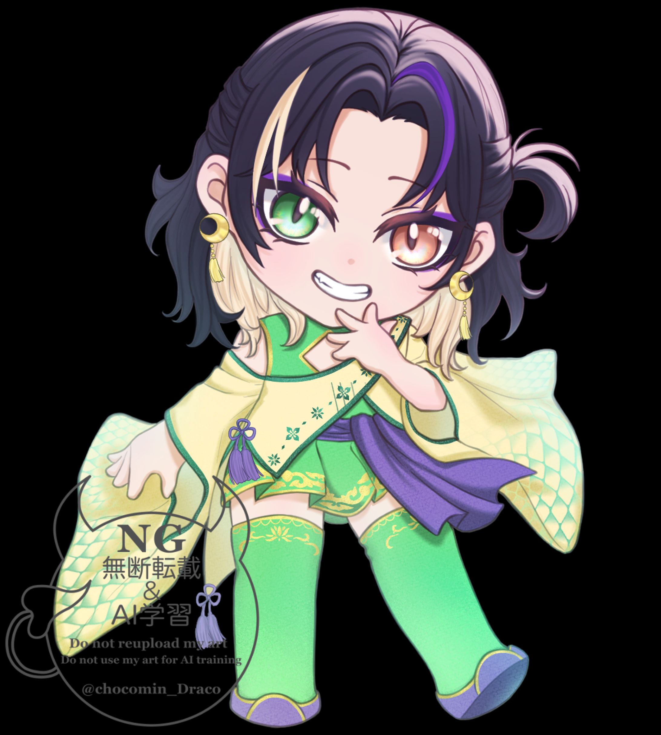 ゆず猫様SDイラスト-1