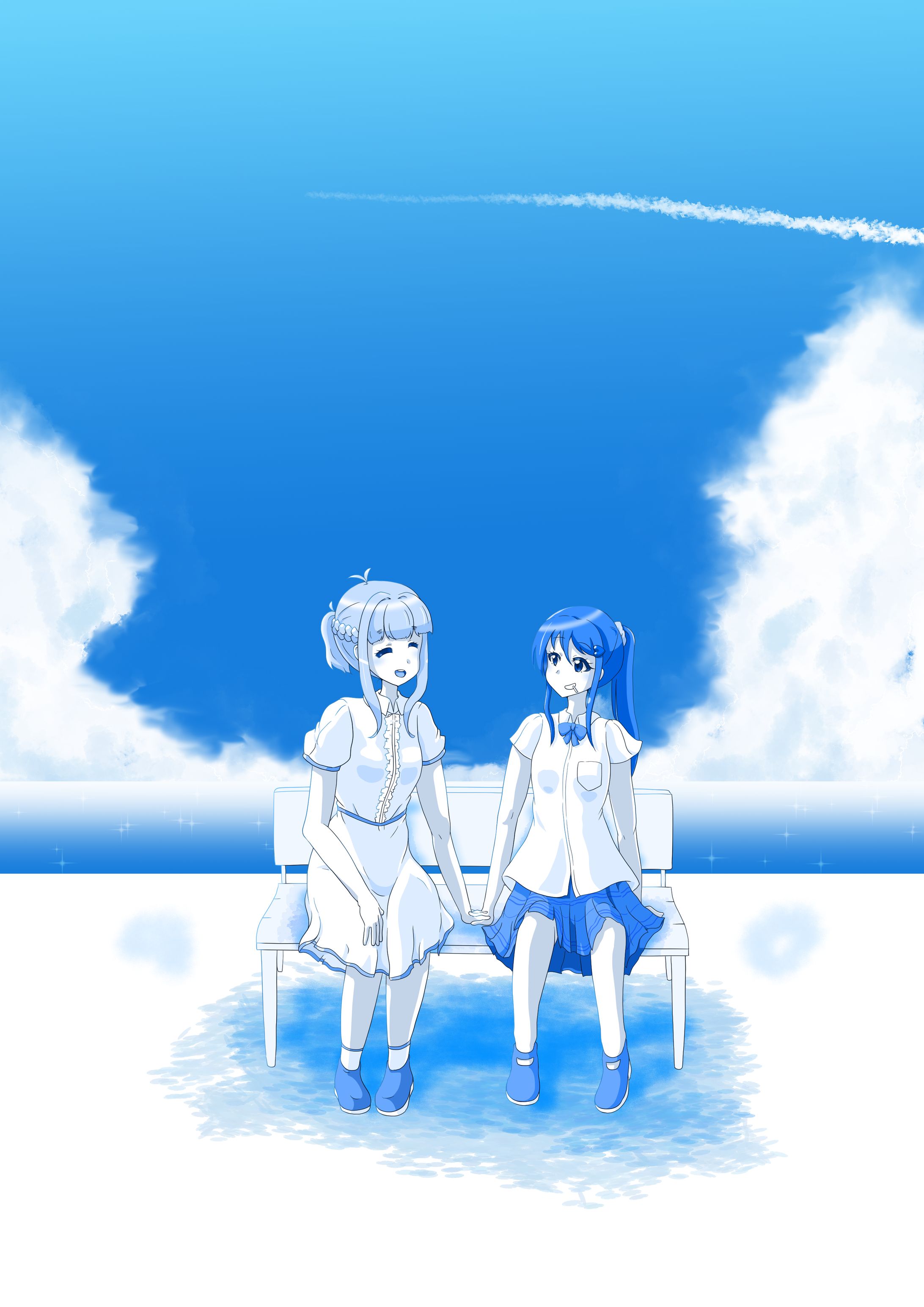 モモロナ合同誌寄稿イラスト-1