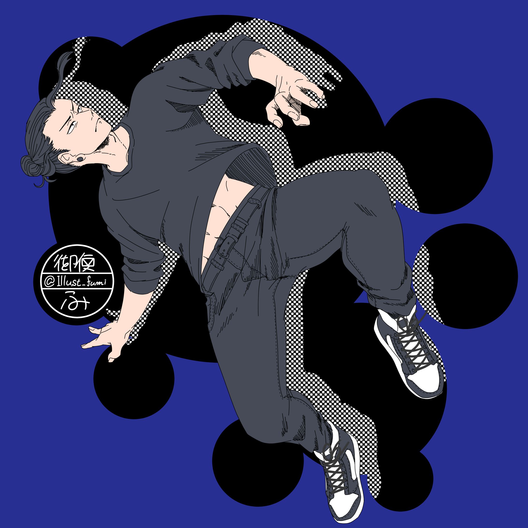 夏油ファンアート-1