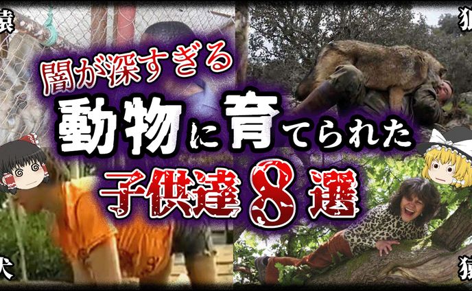 動物に育てられた子供達８選