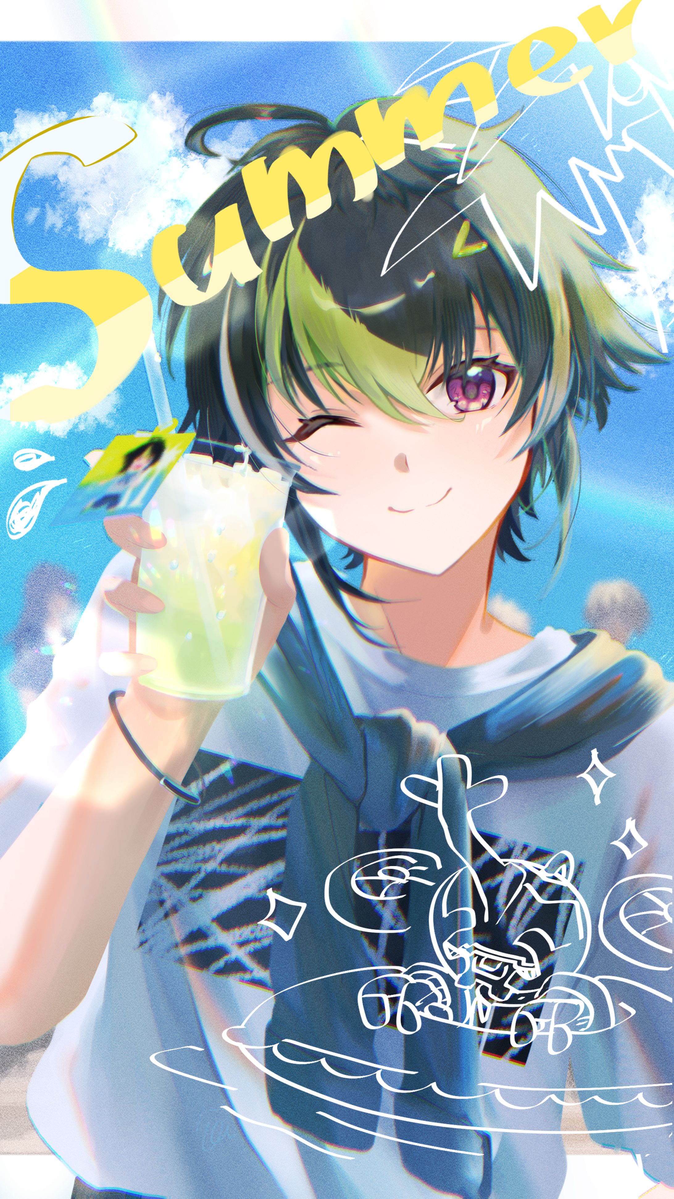 🥤✨🏝️🐬-1