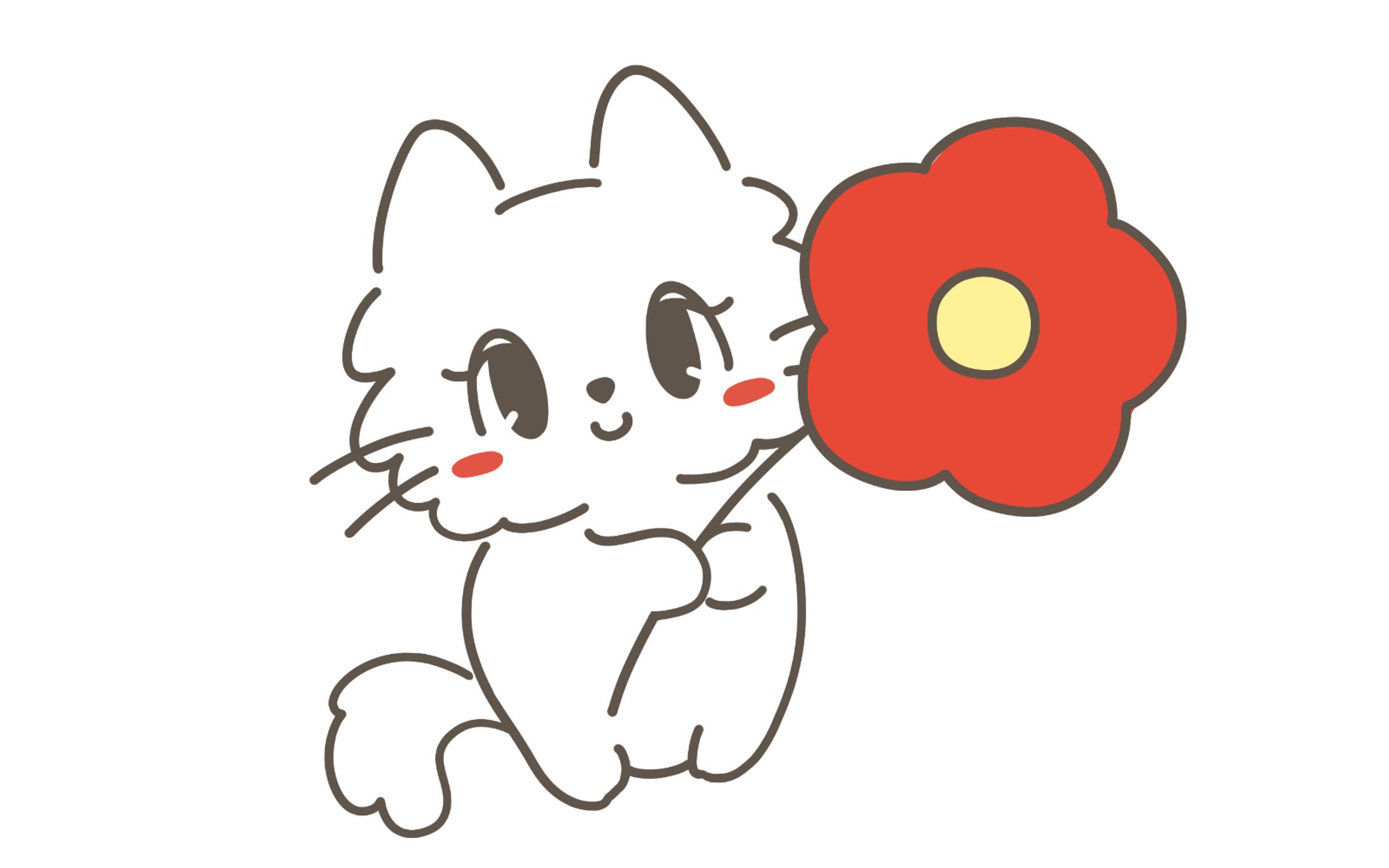 ネコのキャラクターイラスト（ご依頼品）-1