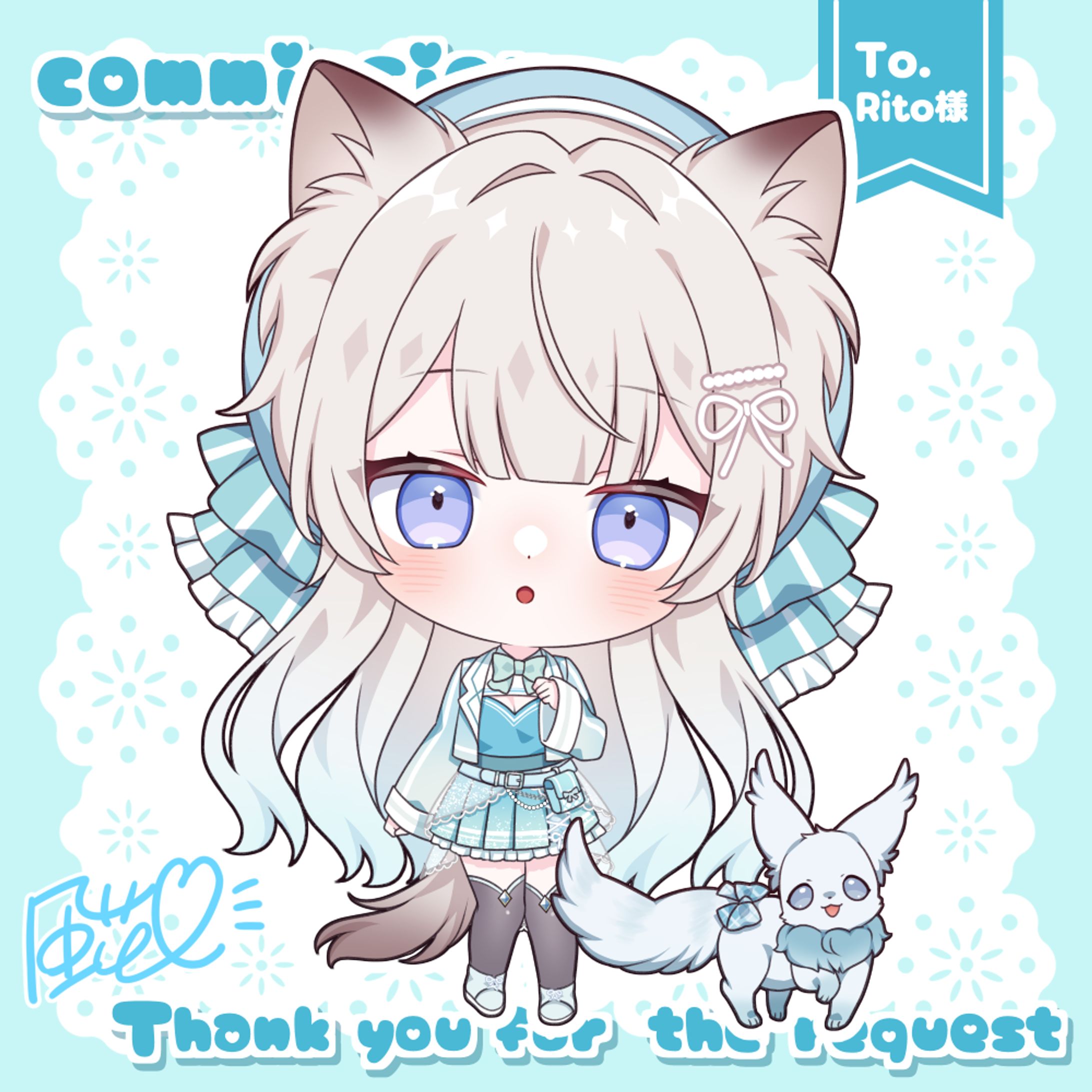 【Rito様】ミニキャライラスト-1