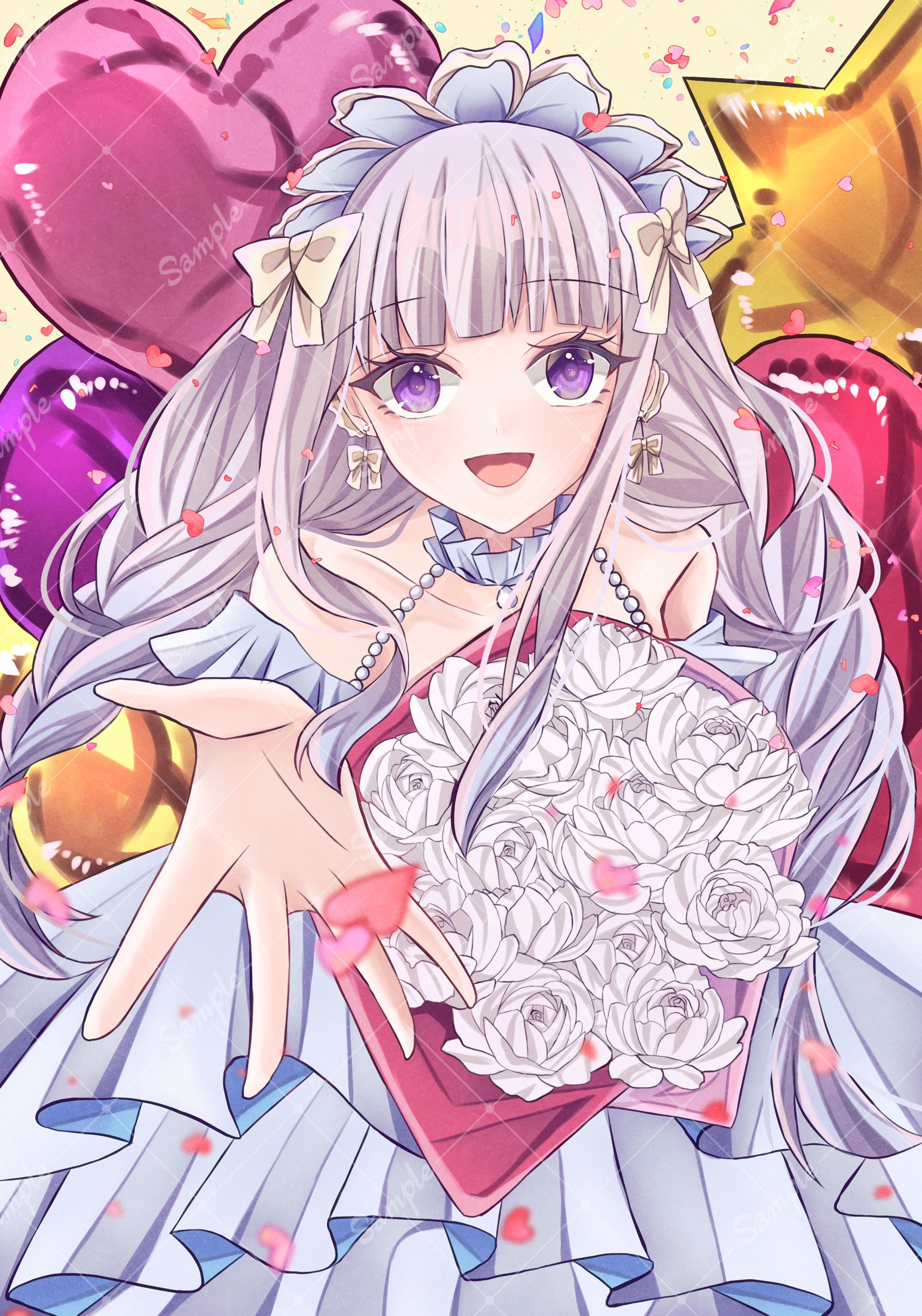 女性IRIAMライバー様1枚絵-1