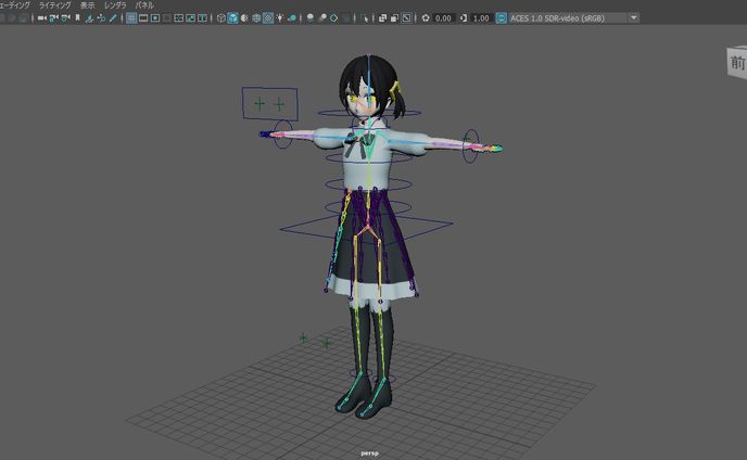 Mayaでの1からの3Dキャラクター制作