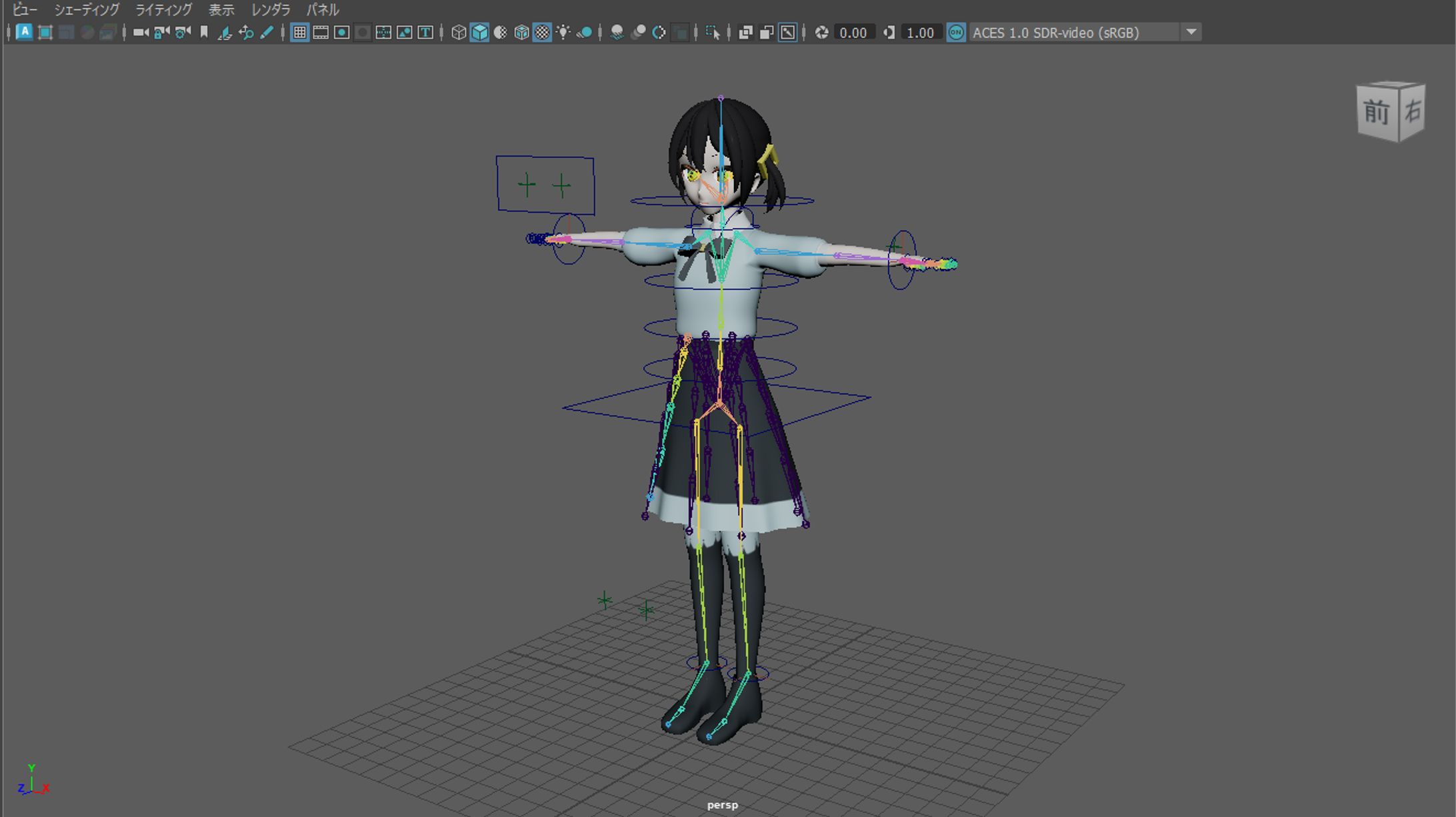 Mayaでの1からの3Dキャラクター制作-1